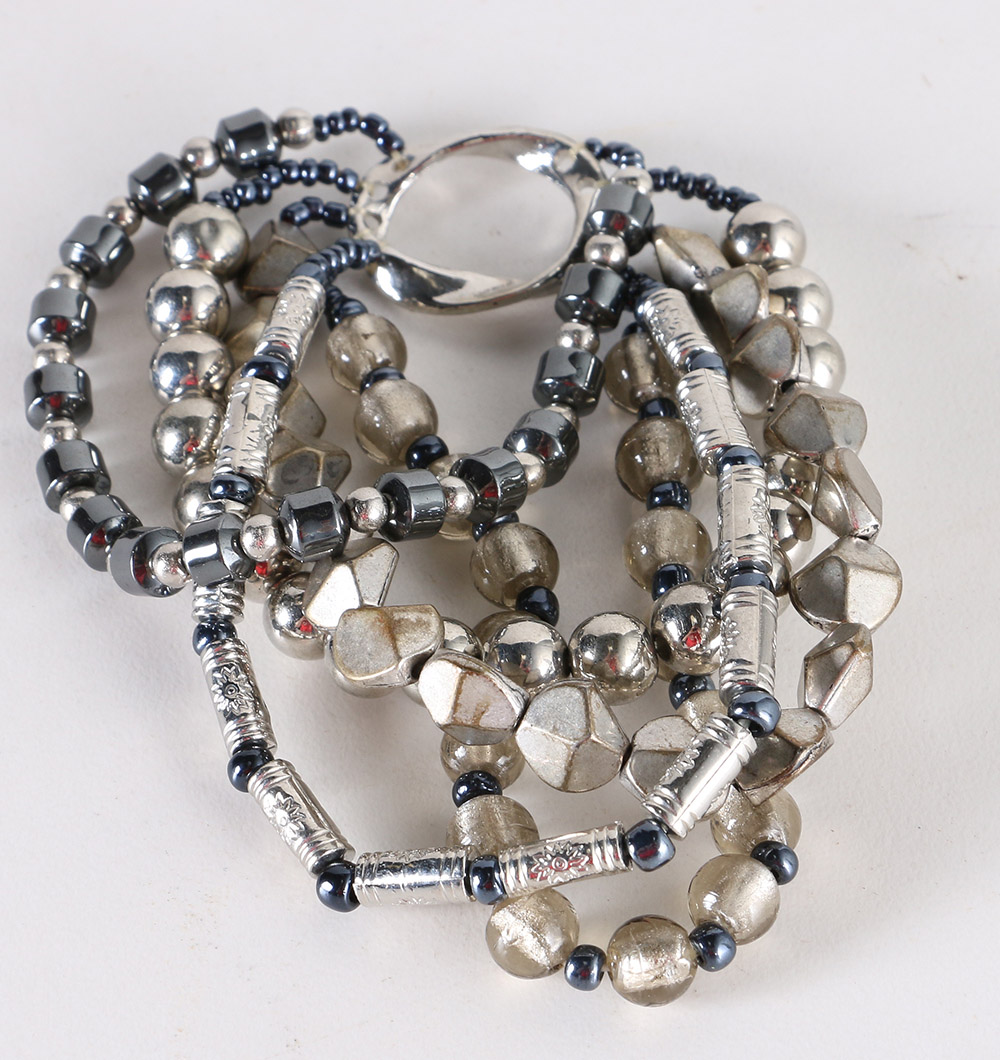 Collection of Silver Tone Costume Jewelry