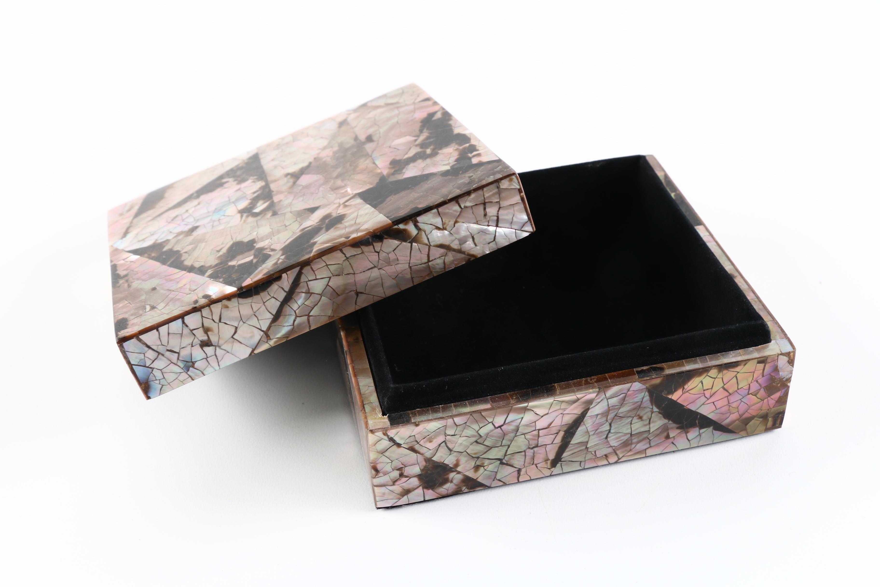 Trinket Boxes Featuring Mother of Pearl