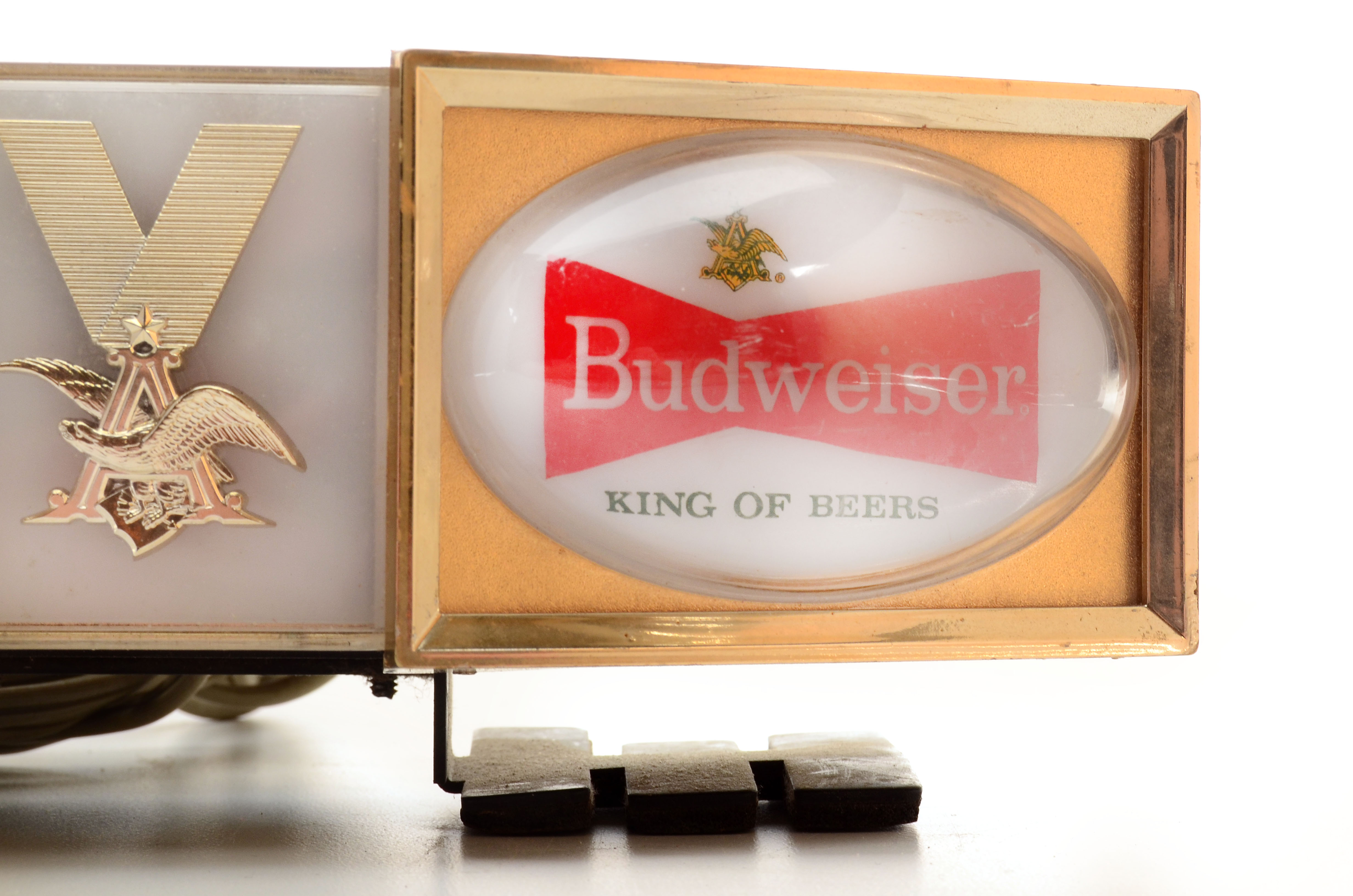 Vintage Budweiser Beer Lighted Cash Register Sign