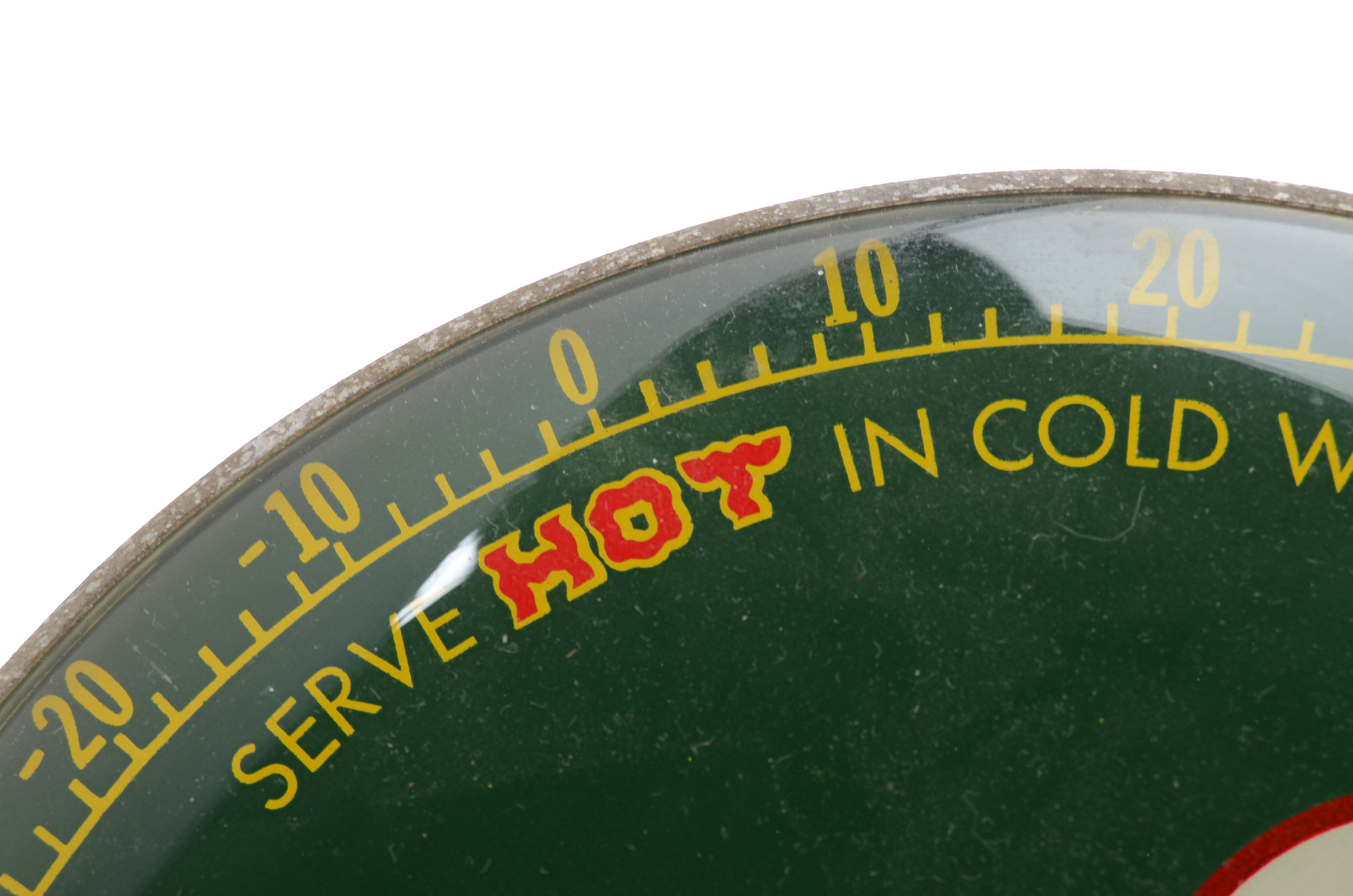 Vintage Vernors Ginger Ale Advertising Thermometer