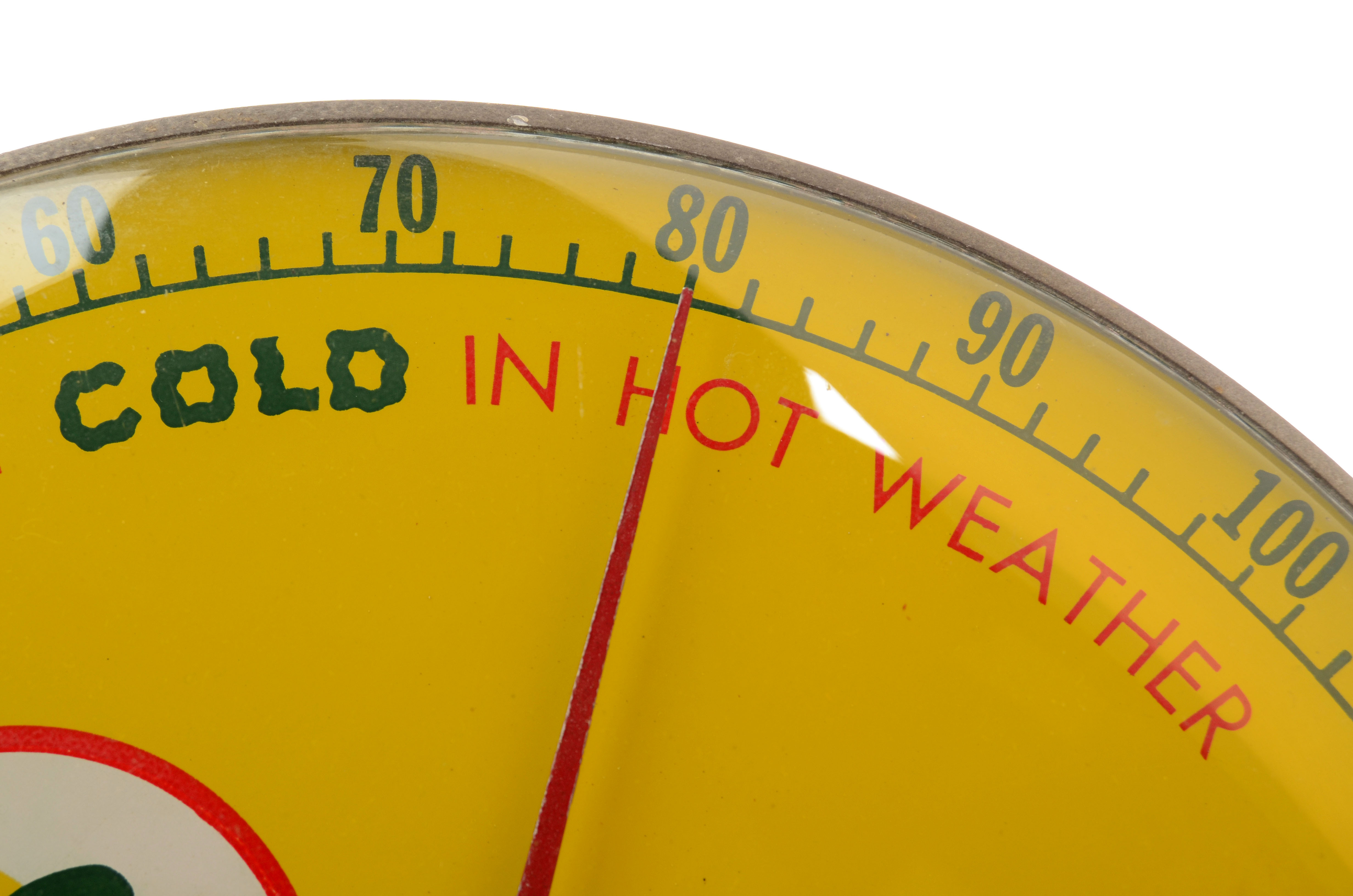 Vintage Vernors Ginger Ale Advertising Thermometer