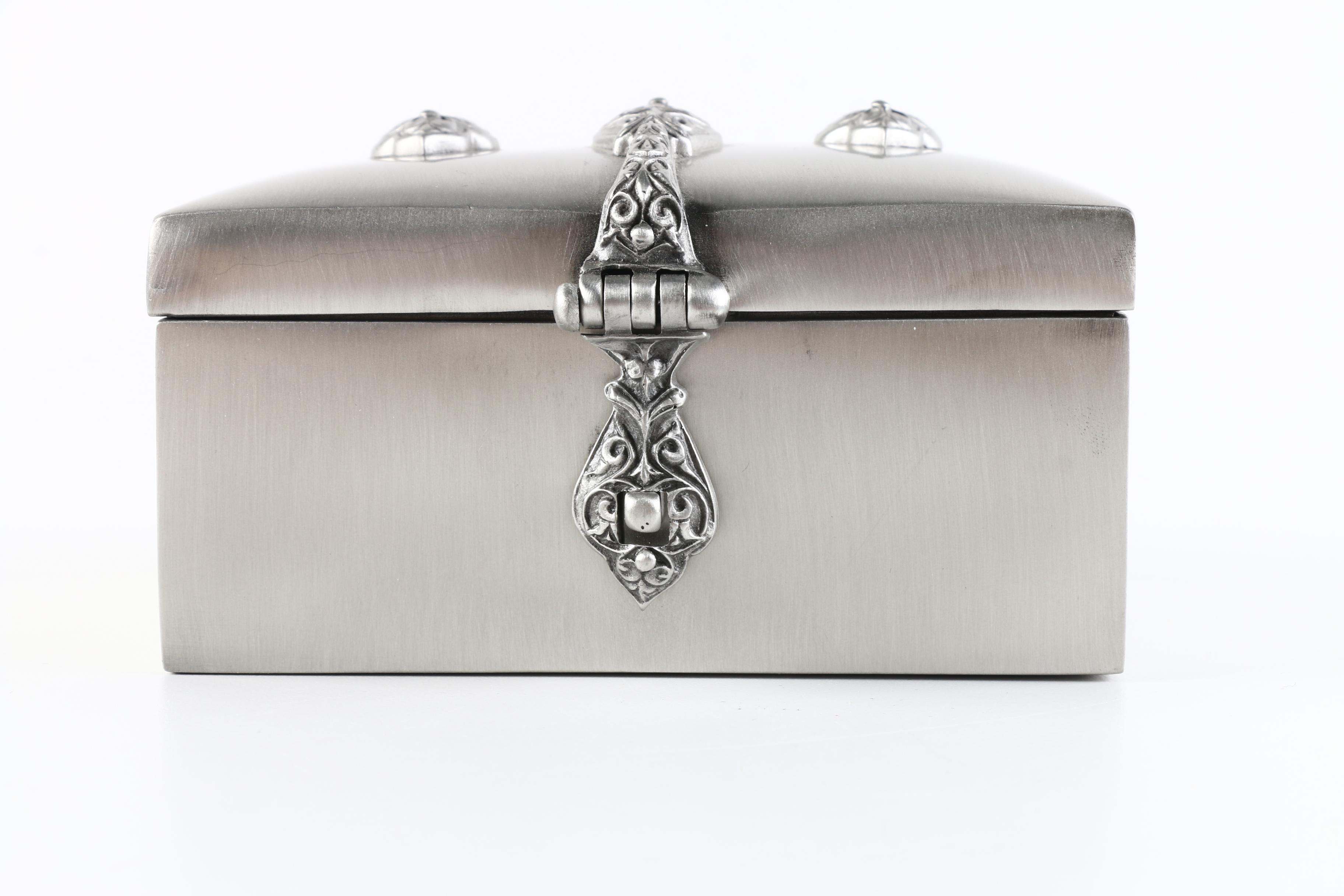 Metropolitan Museum of Art Reproduction Pewter Trinket Box