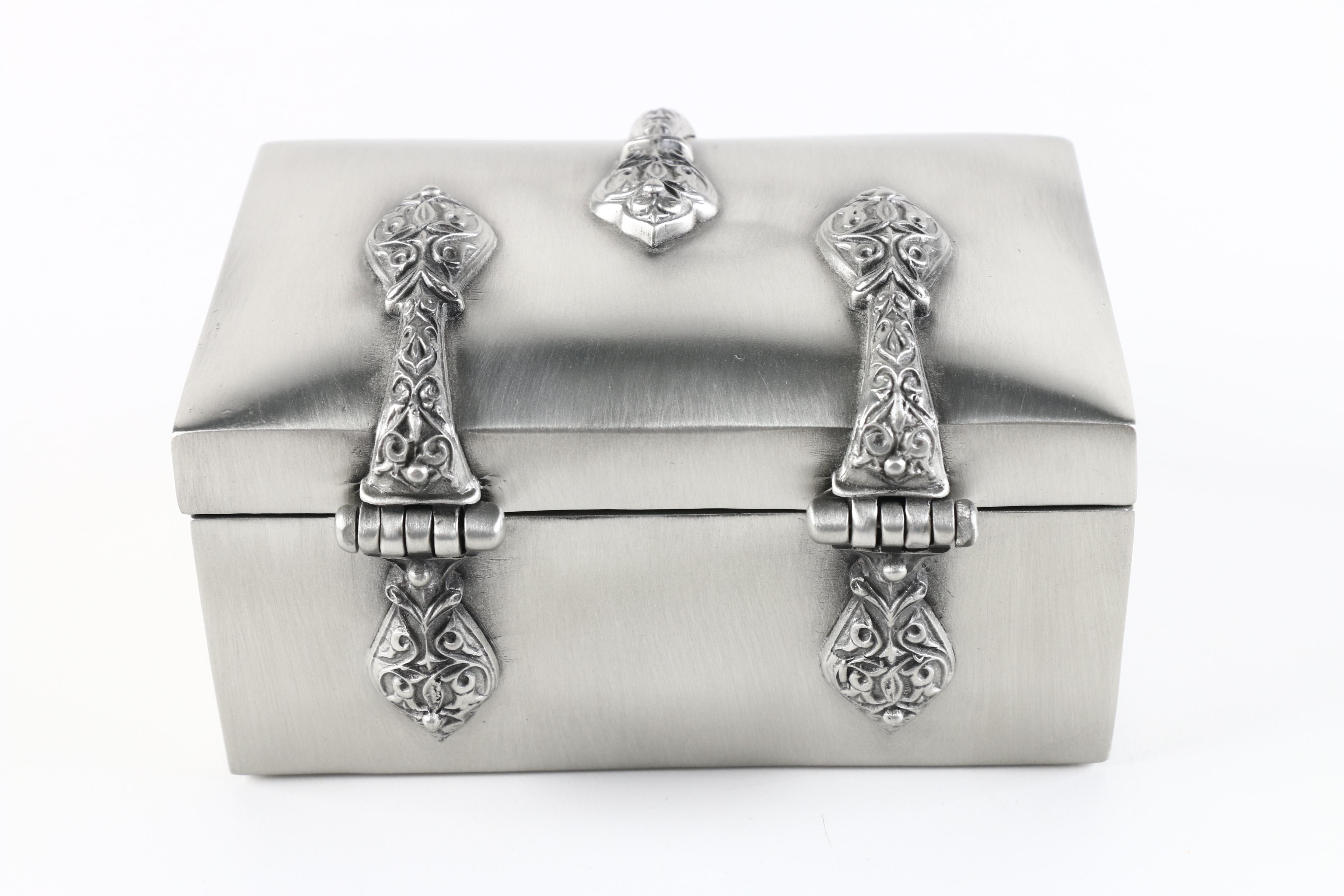 Metropolitan Museum of Art Reproduction Pewter Trinket Box