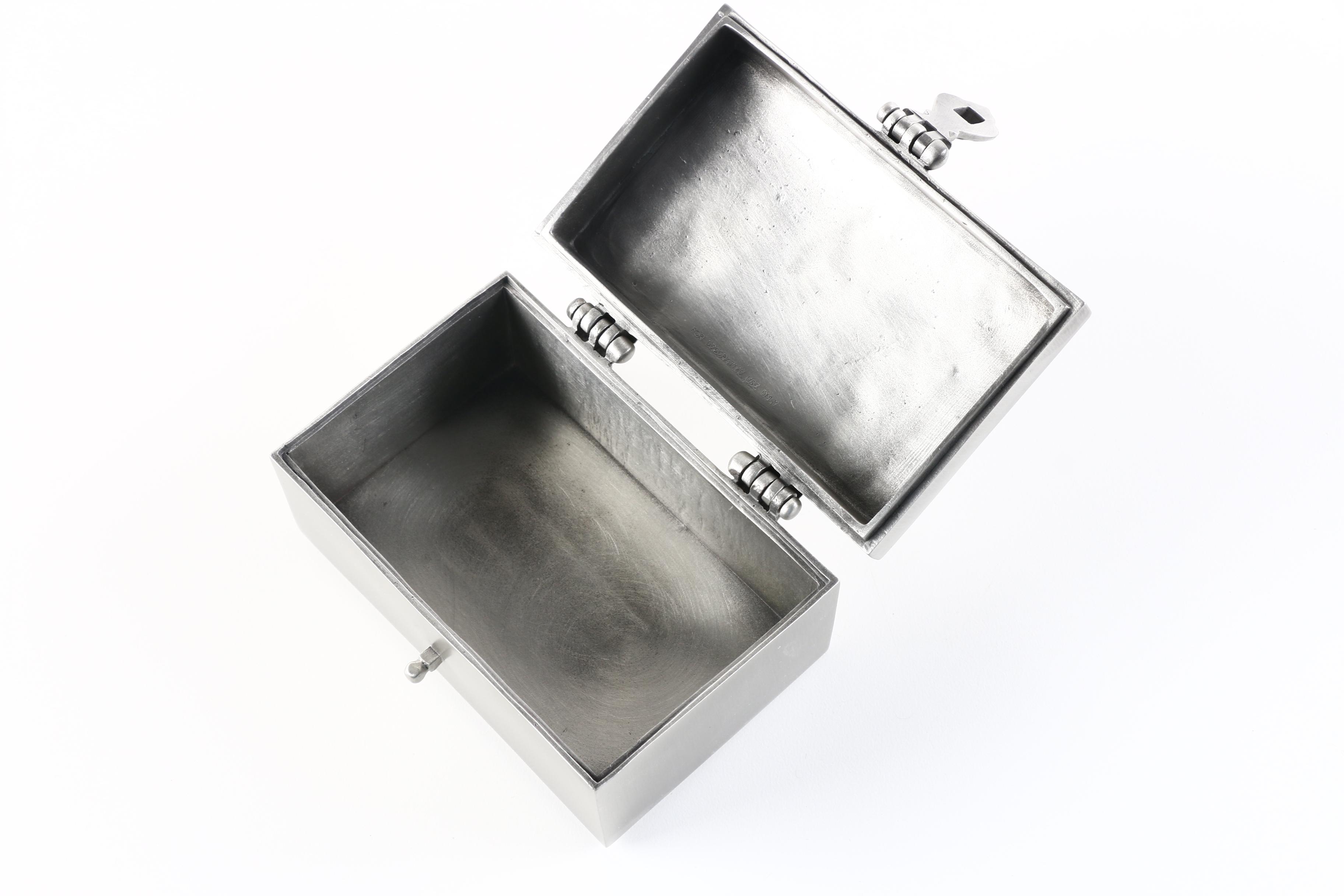 Metropolitan Museum of Art Reproduction Pewter Trinket Box