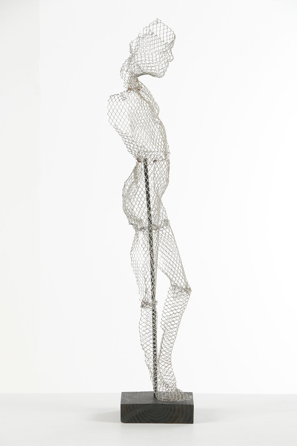 John Tuska Wire Mesh Sculpture Studio Work