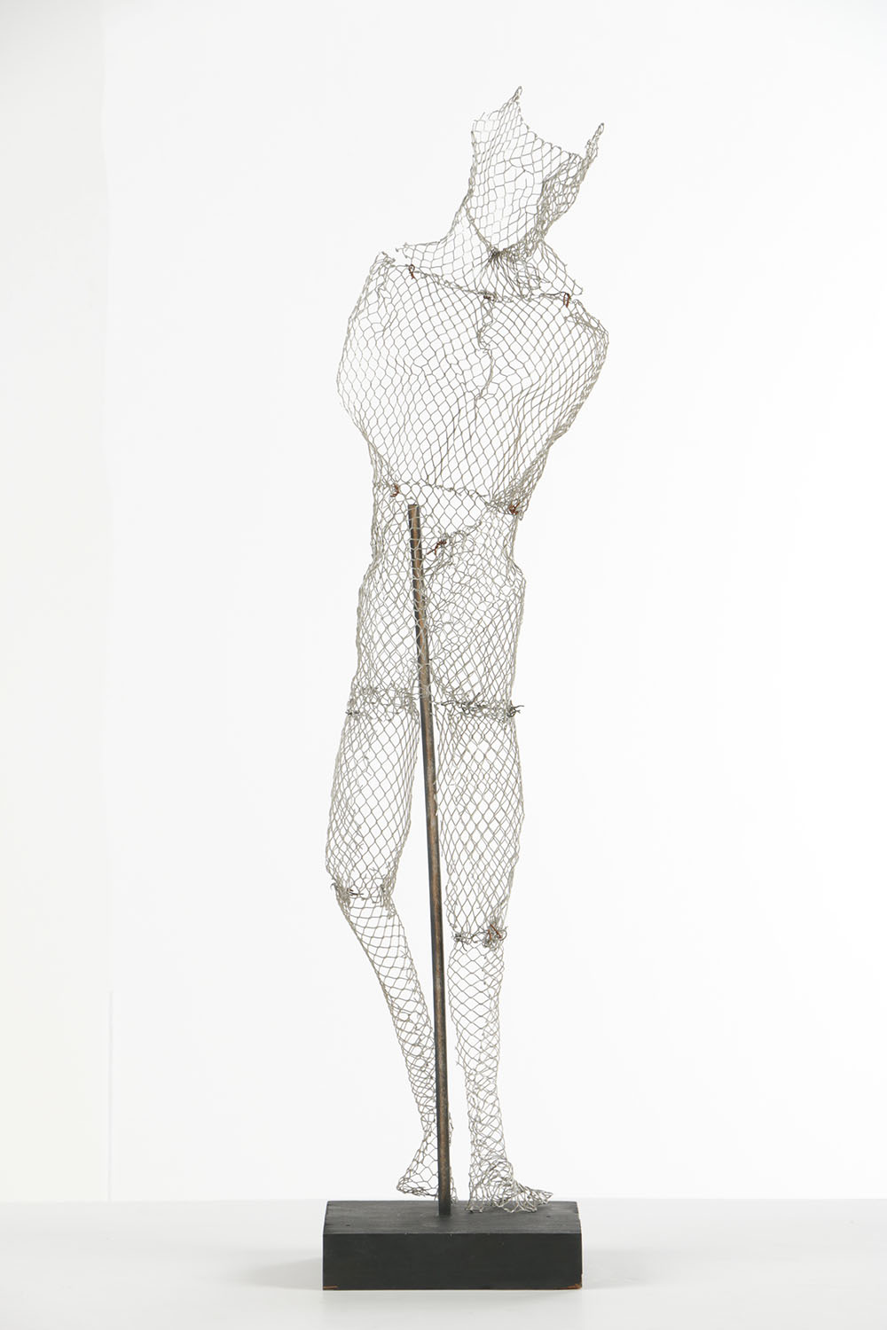 John Tuska Wire Mesh Sculpture Studio Work