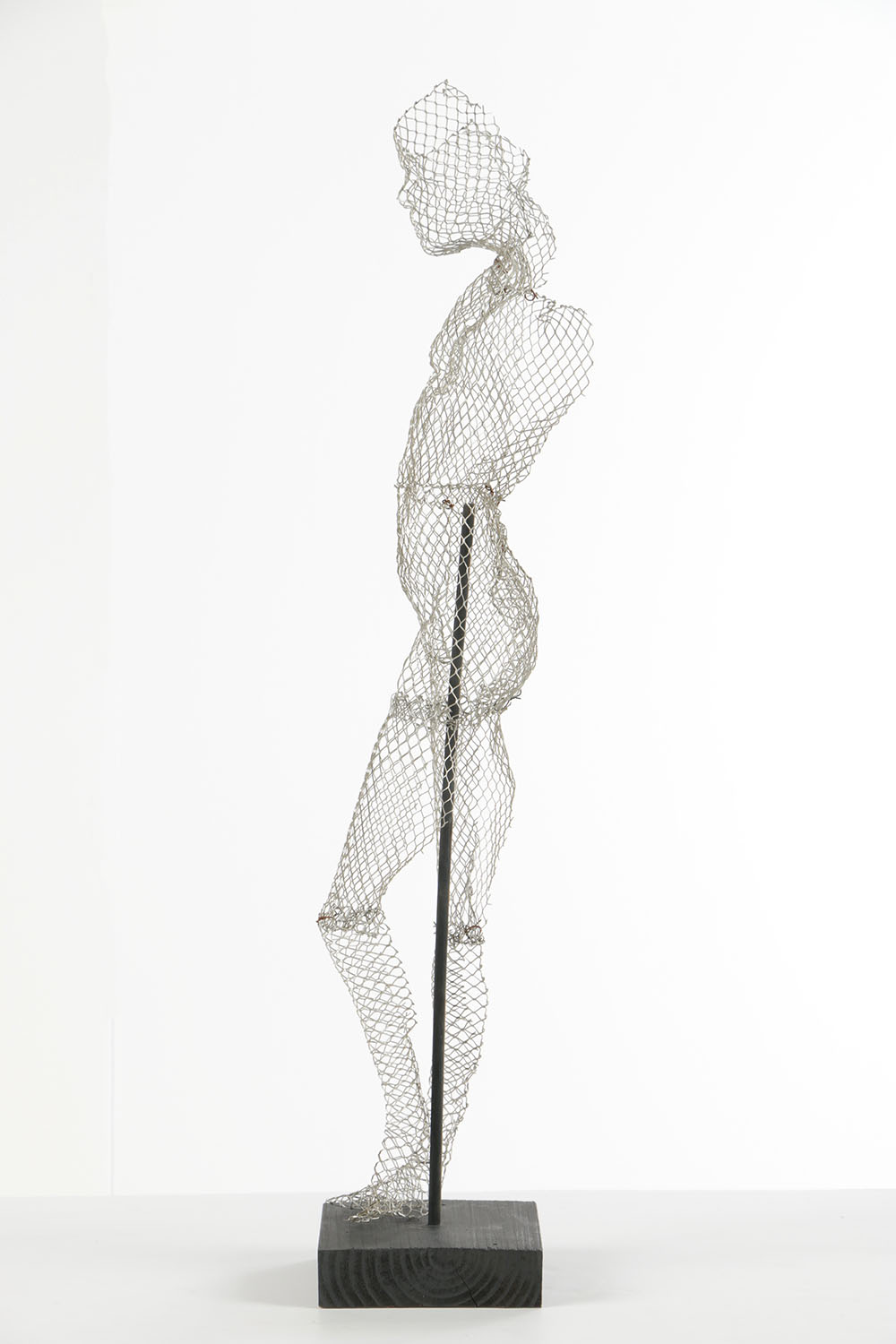 John Tuska Wire Mesh Sculpture Studio Work