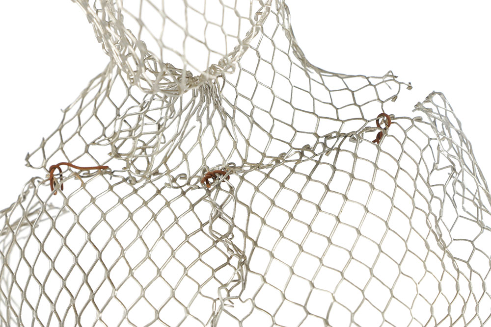 John Tuska Wire Mesh Sculpture Studio Work