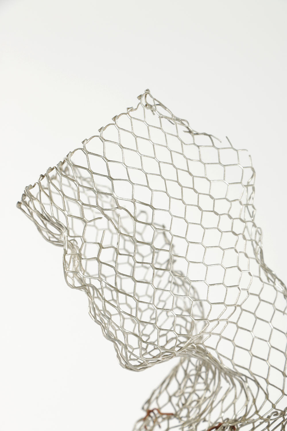 John Tuska Wire Mesh Sculpture Studio Work