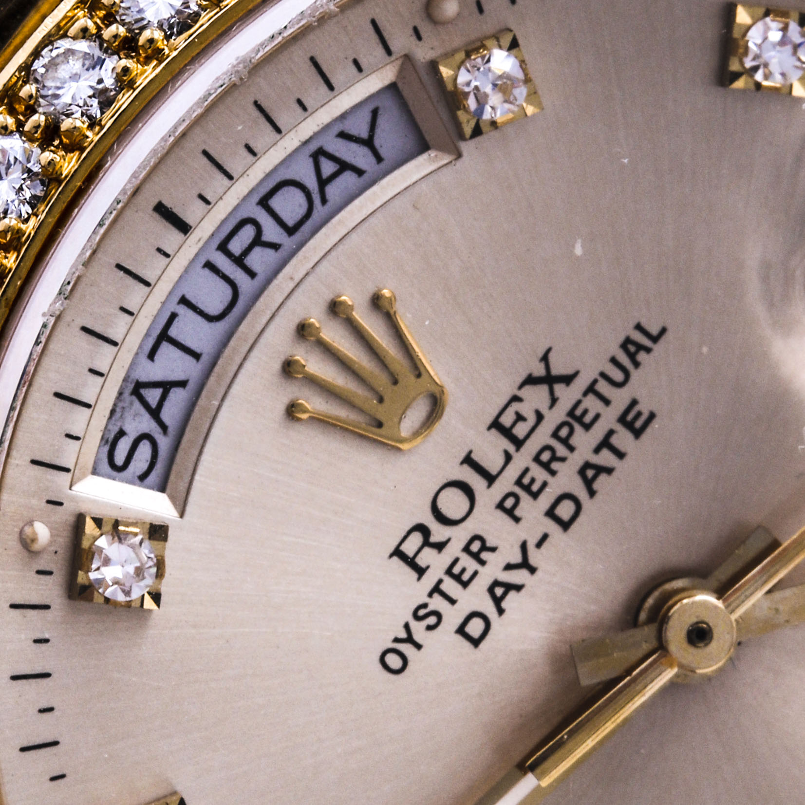 18K Yellow Gold 1.34 CTW Diamond Rolex Oyster Perpetual Watch