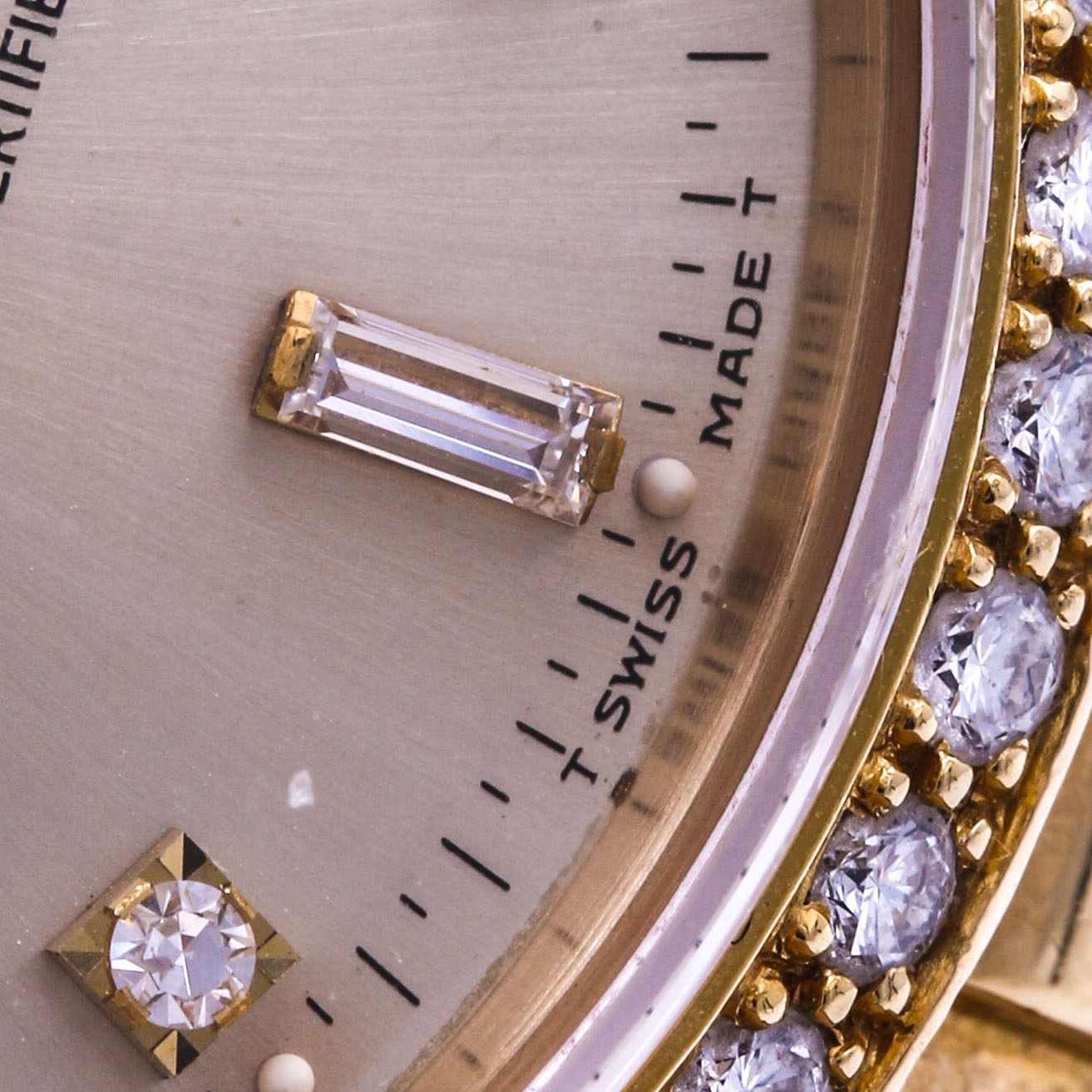 18K Yellow Gold 1.34 CTW Diamond Rolex Oyster Perpetual Watch