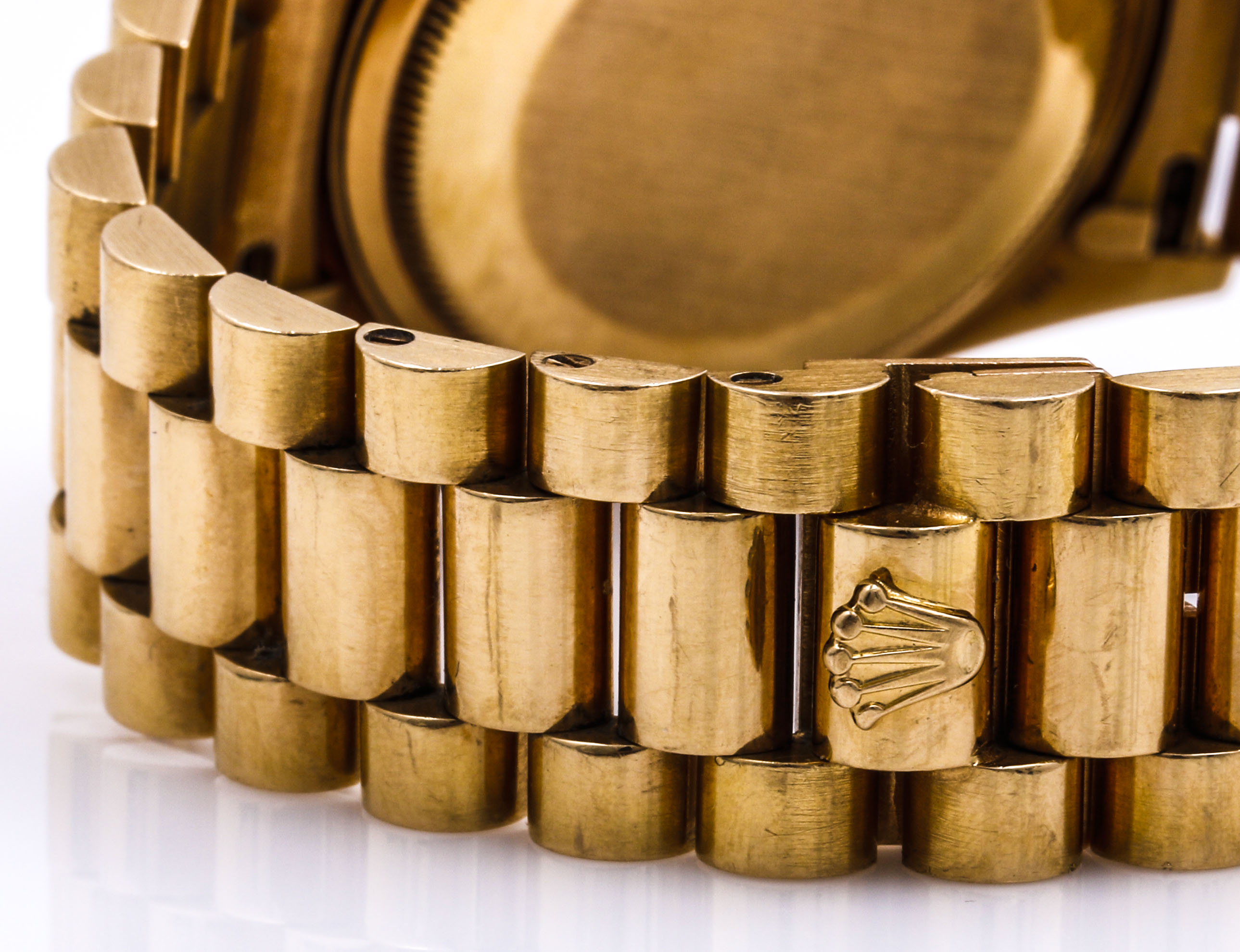 18K Yellow Gold 1.34 CTW Diamond Rolex Oyster Perpetual Watch