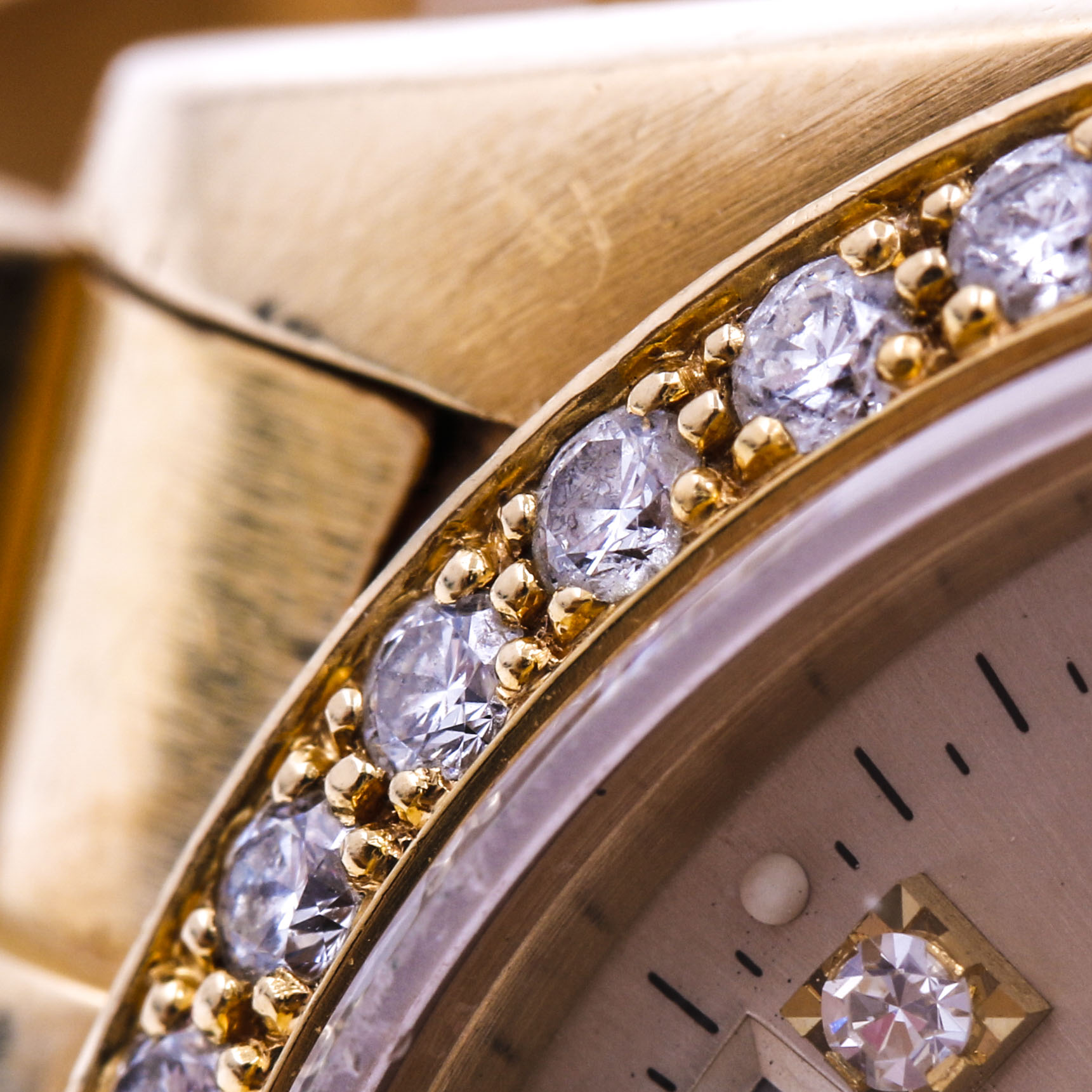 18K Yellow Gold 1.34 CTW Diamond Rolex Oyster Perpetual Watch