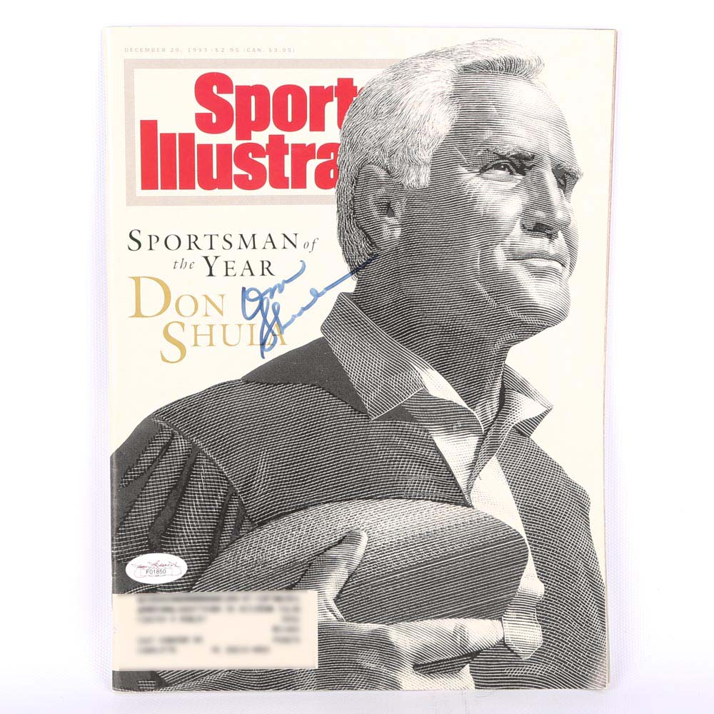 JSA Authenticated Don Shula Autographed "Sports Illustrated" 1993