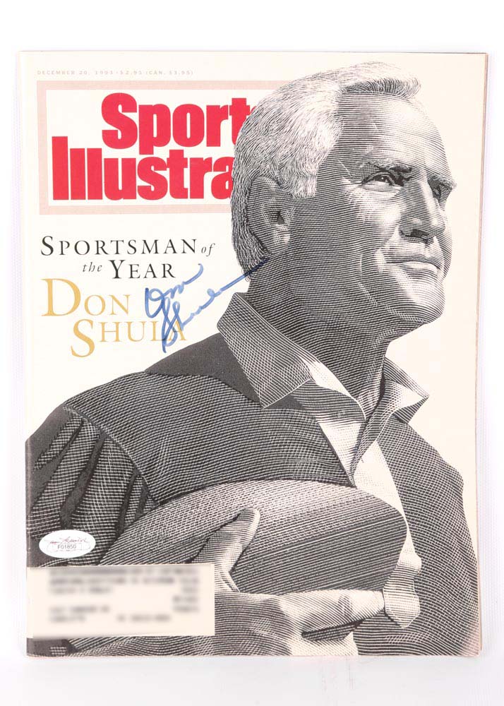 JSA Authenticated Don Shula Autographed "Sports Illustrated" 1993