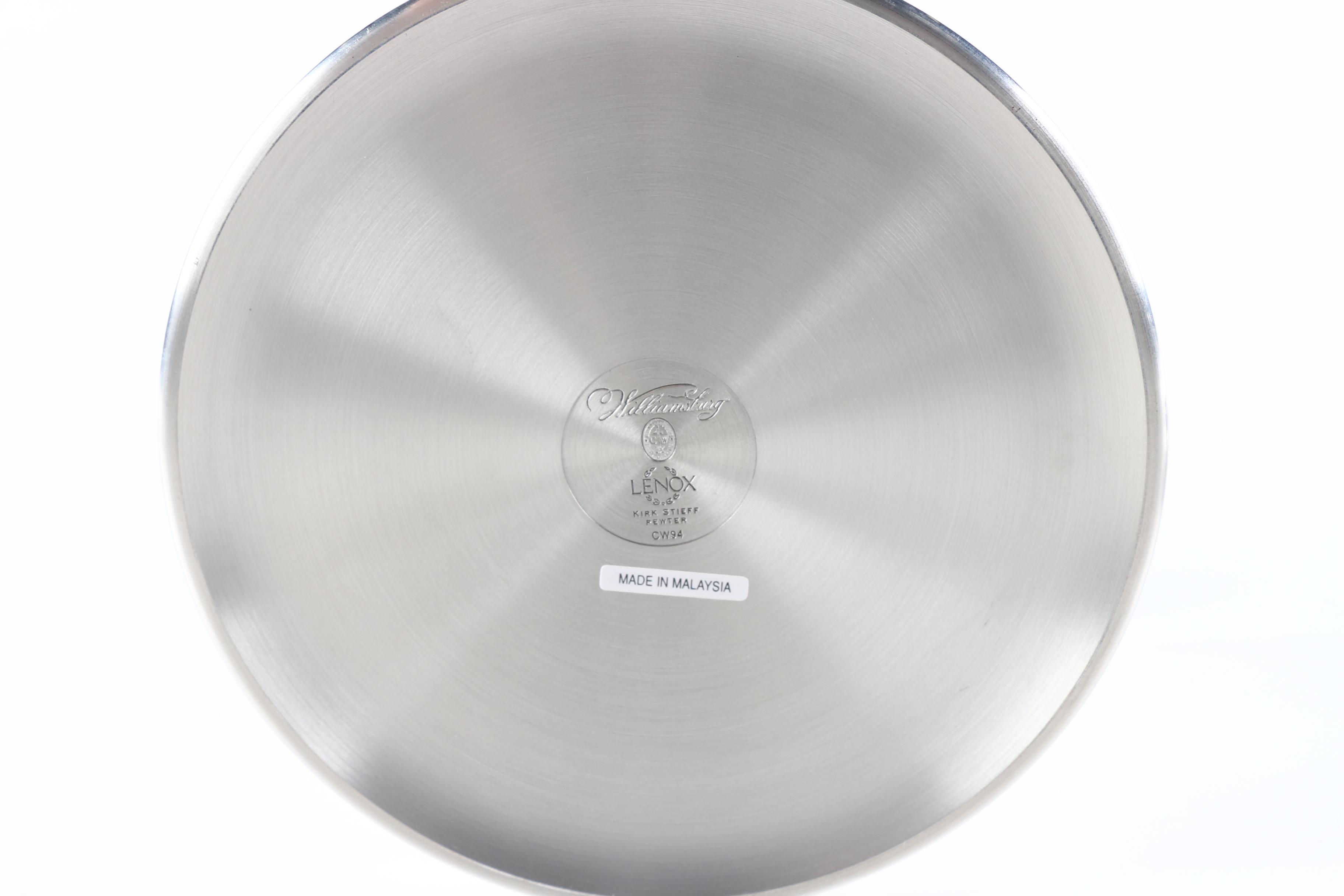 Lenox Williamsburg Pewter Humidor