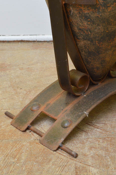 Hand Made Large Decorative Bullet Vase by Melvin Pagan on Metal Stand