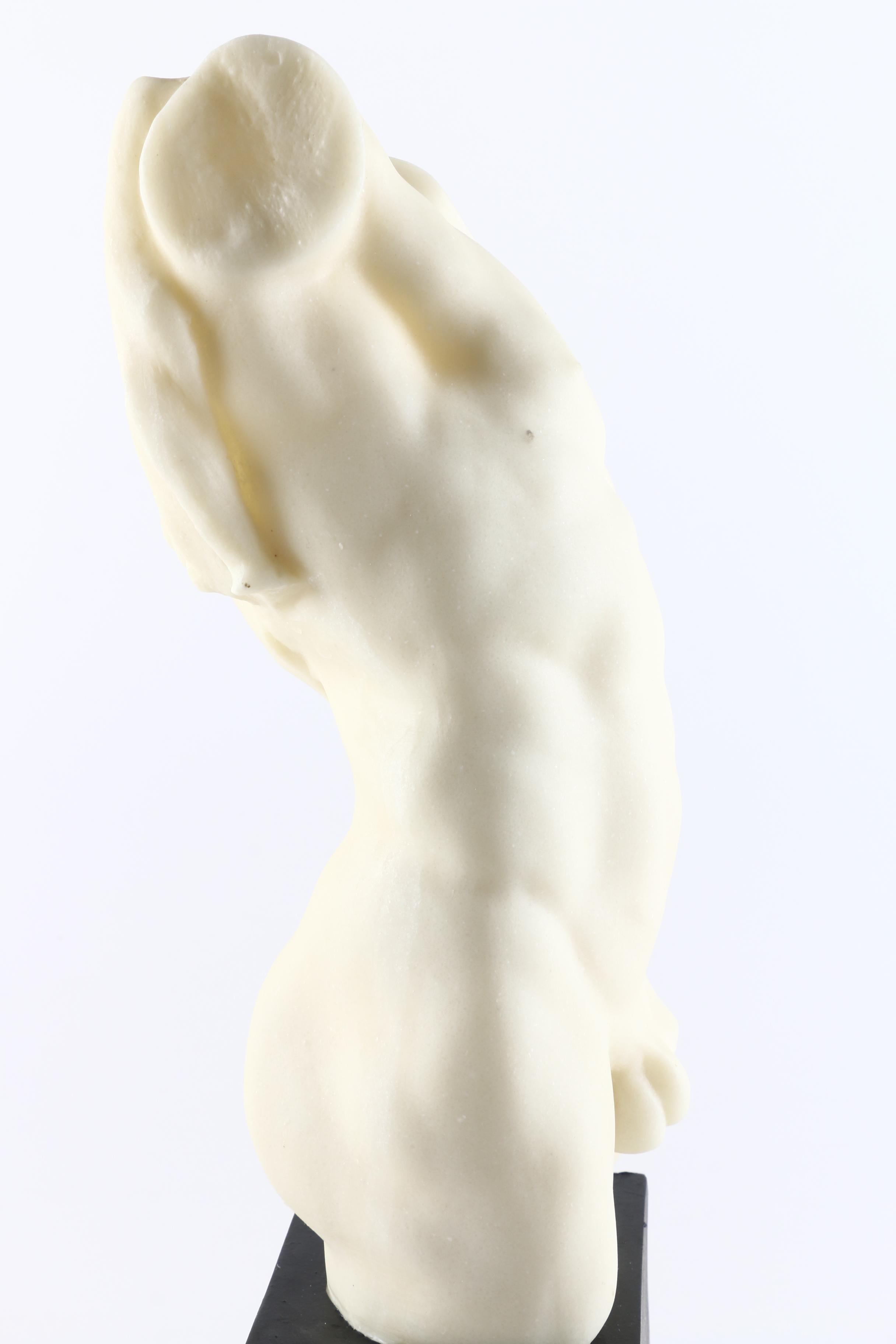 Greek Inspired Torso Reproduction Sculpture