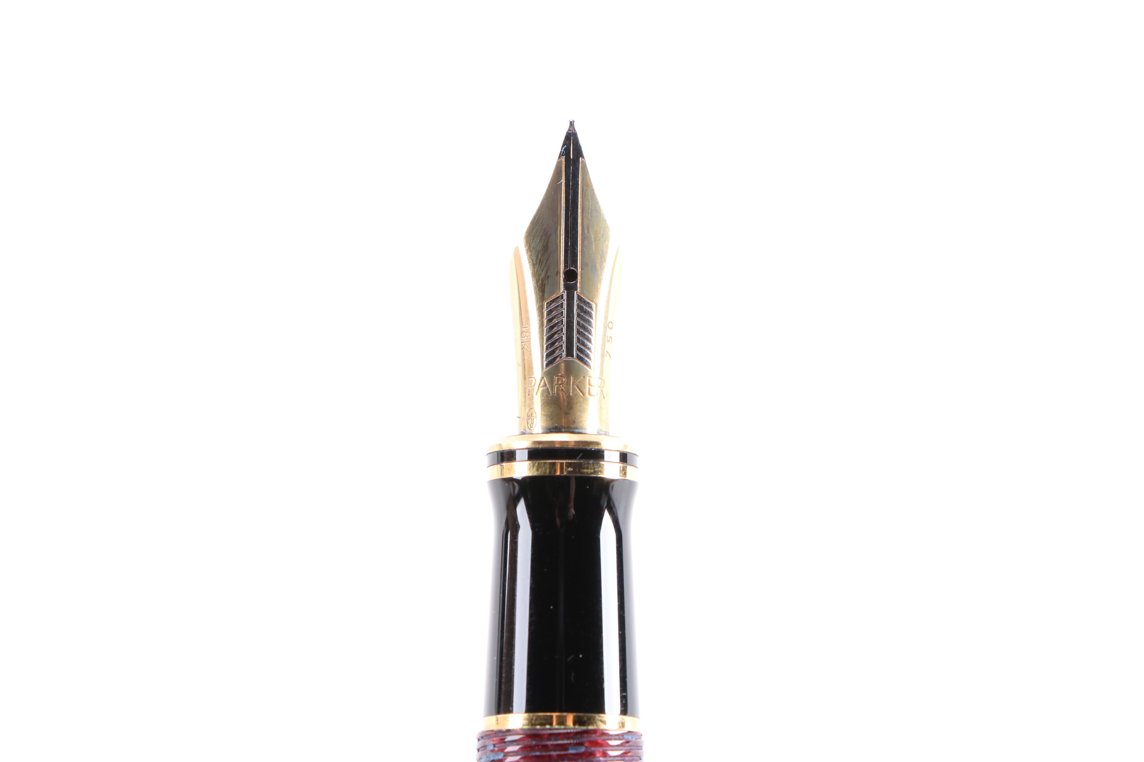 Parker 18k Gold Nib Fountain Pen