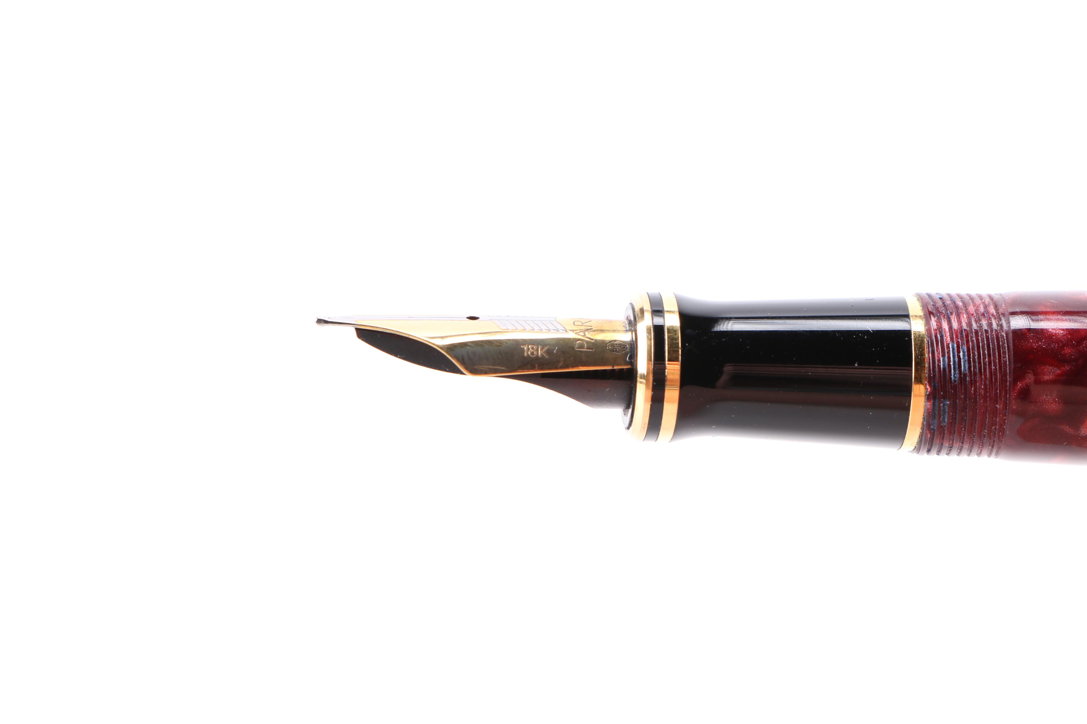 Parker 18k Gold Nib Fountain Pen