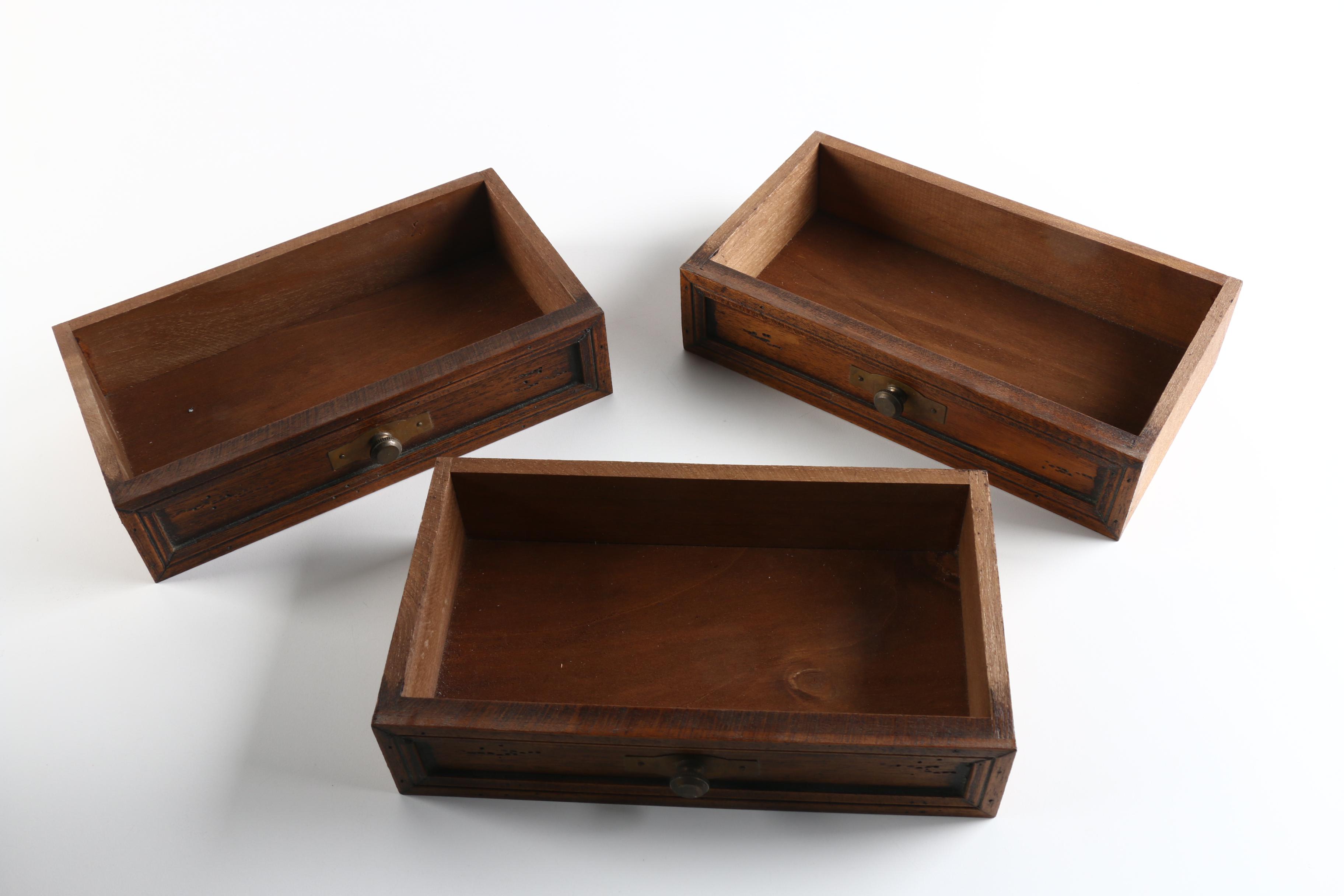 Contemporary Miniature Three-Drawer Chest