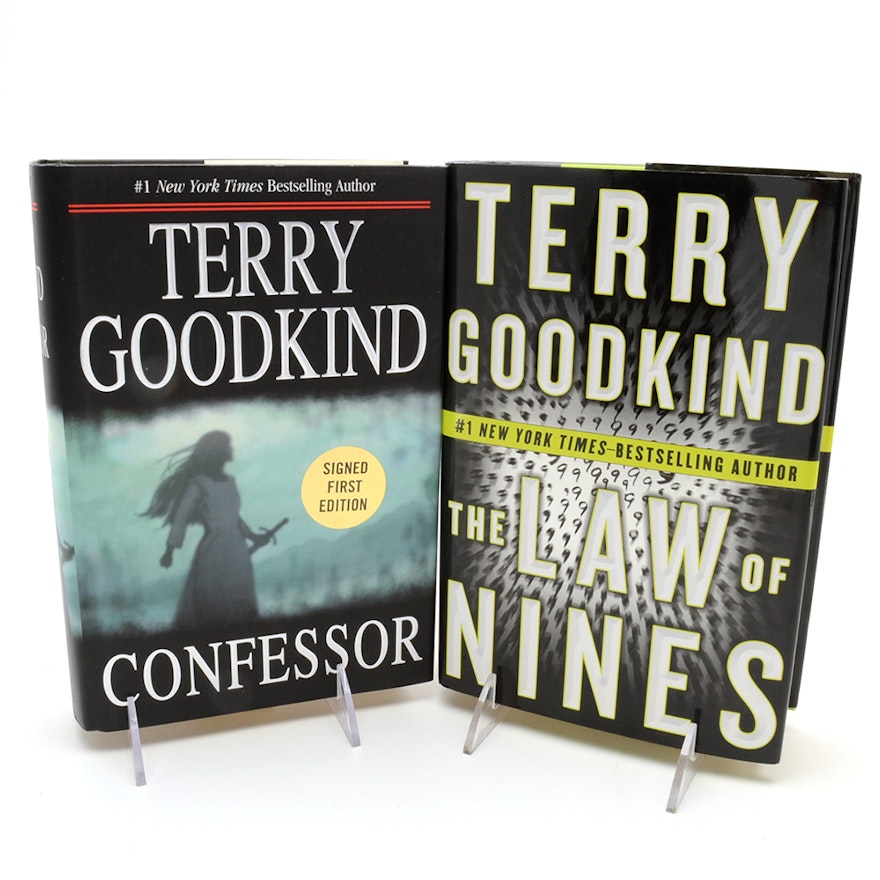 Terry Goodkind Hardcover Fiction Including Signed First Edition