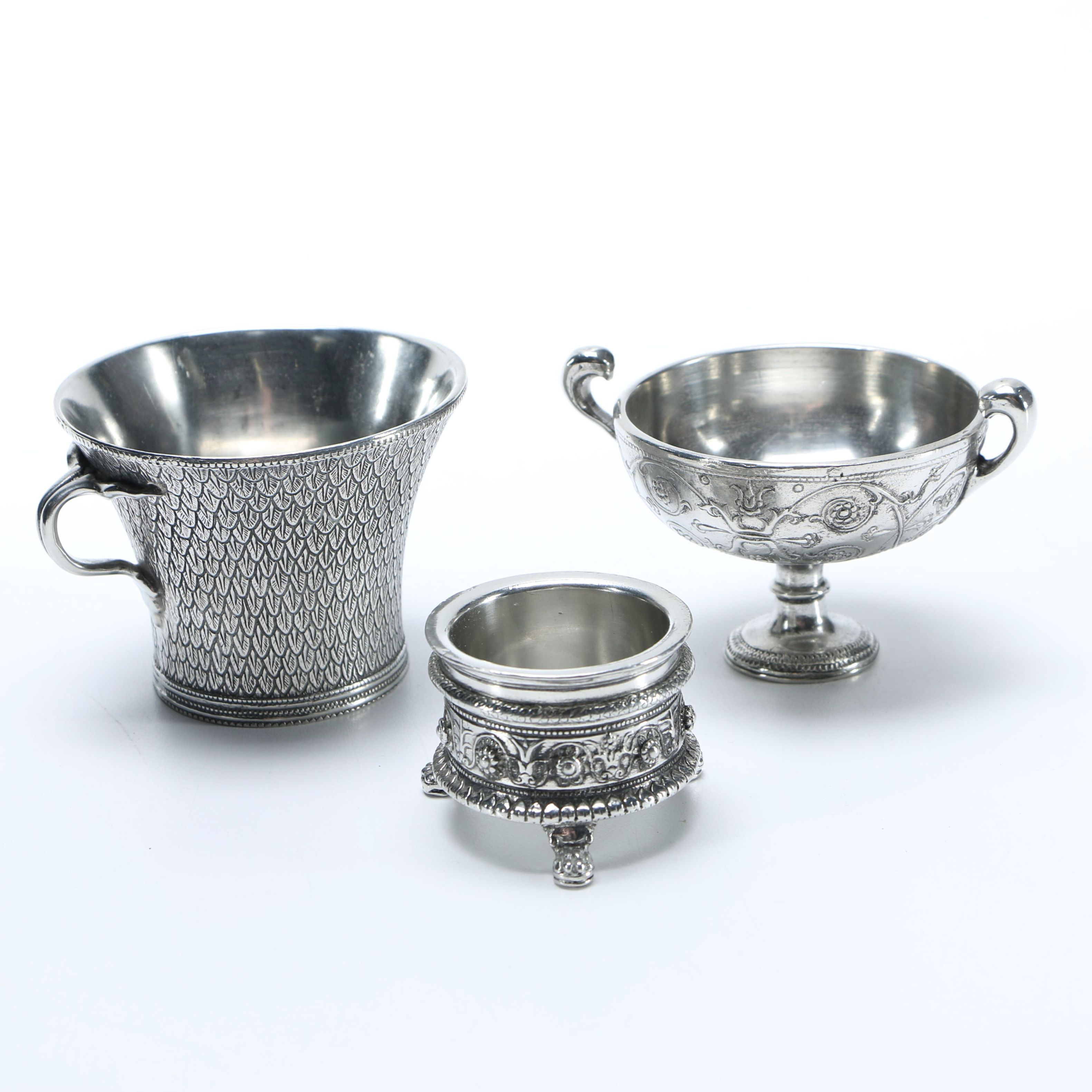 Decorative Tin Cups