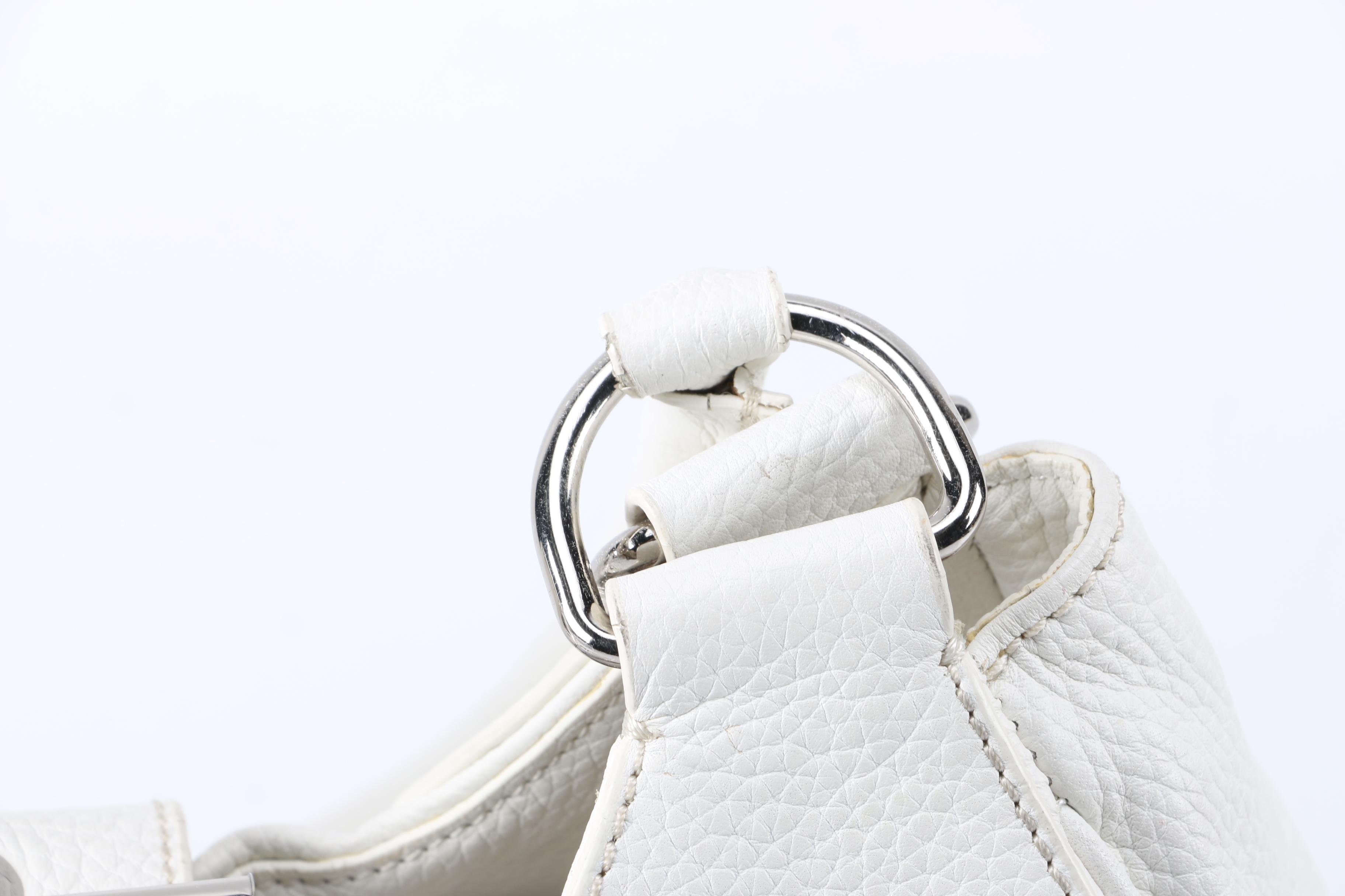 Prada White Leather Handbag