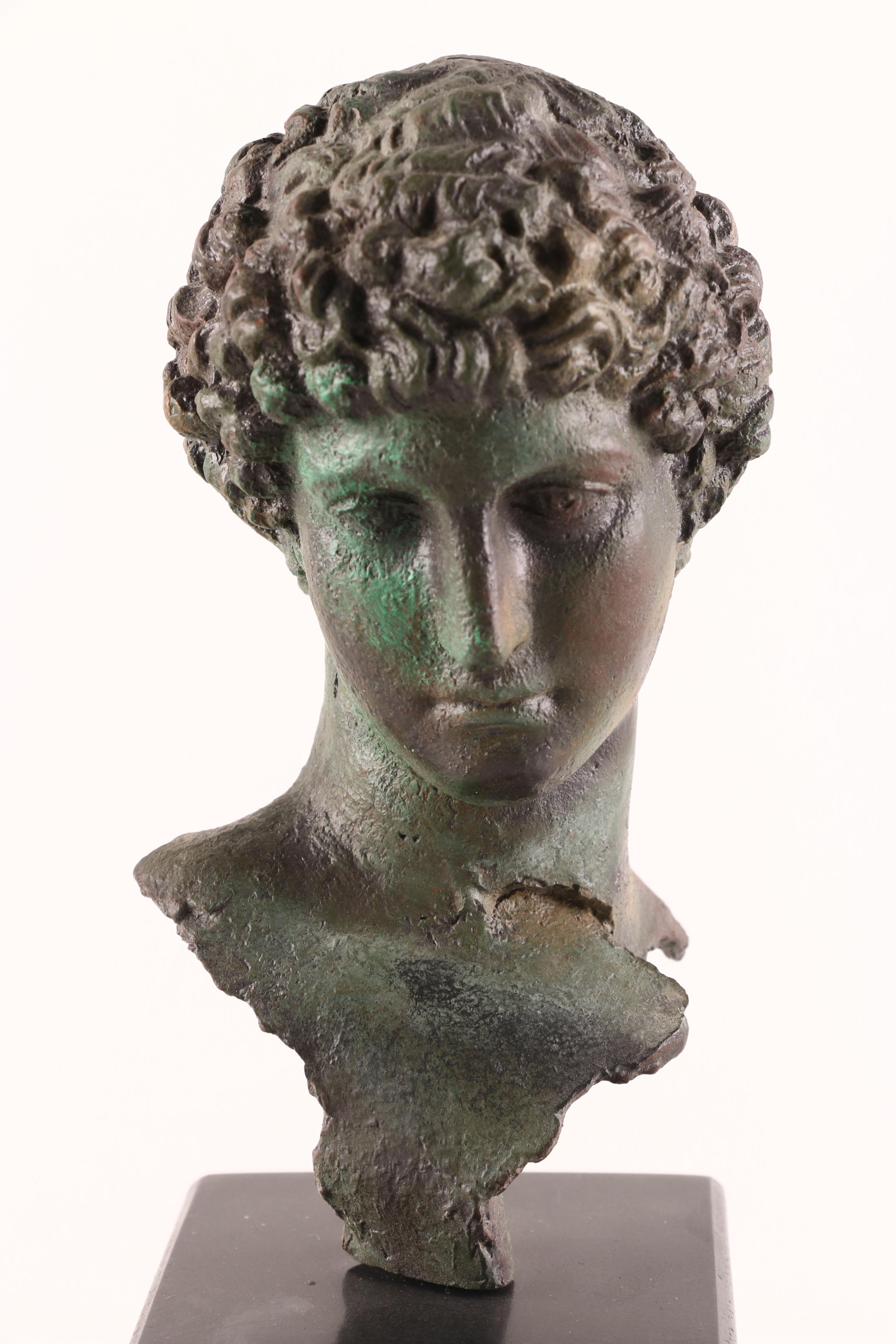 Reproduction Roman Bust of Young Man