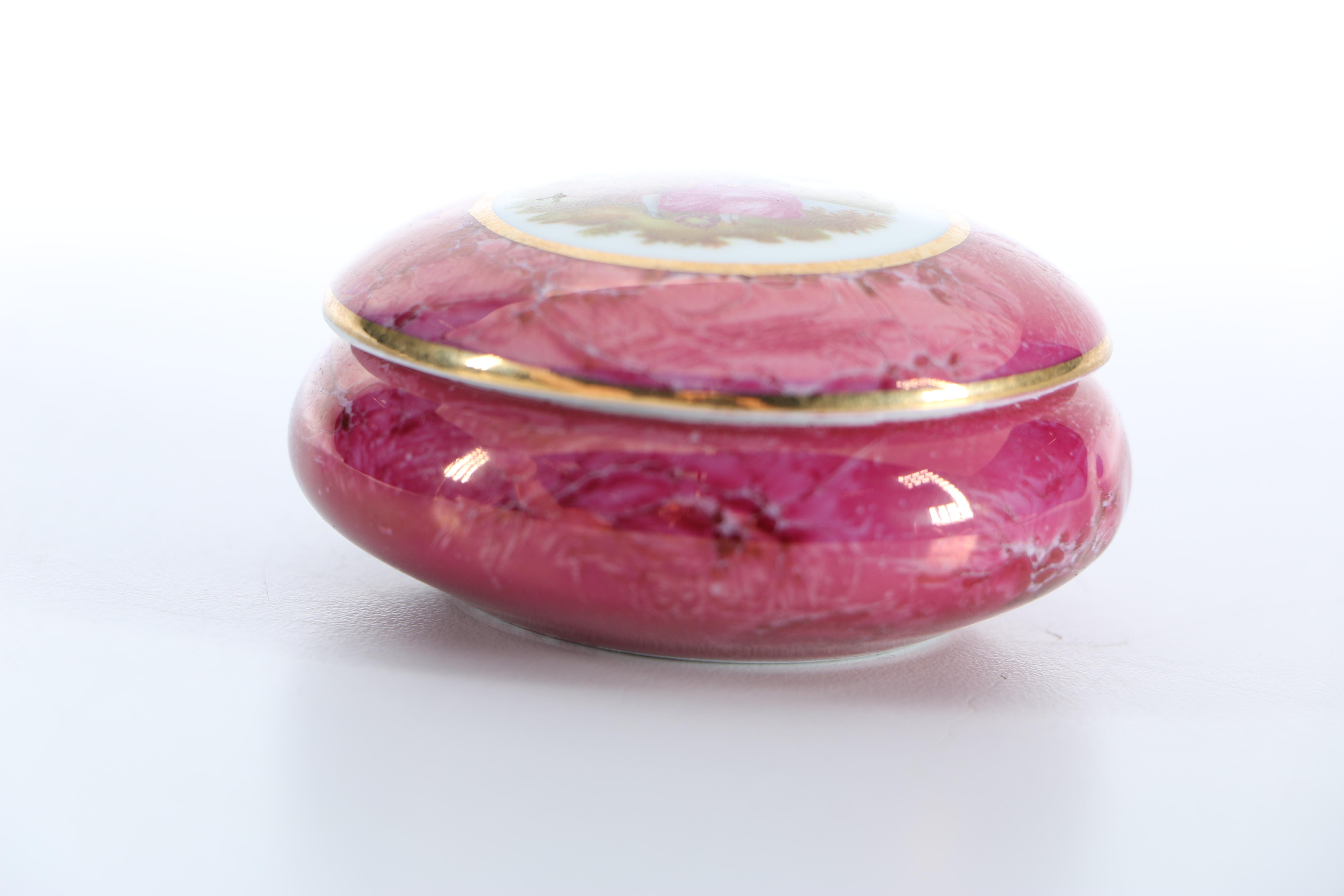 Limoges Divided Dish and Lidded Box