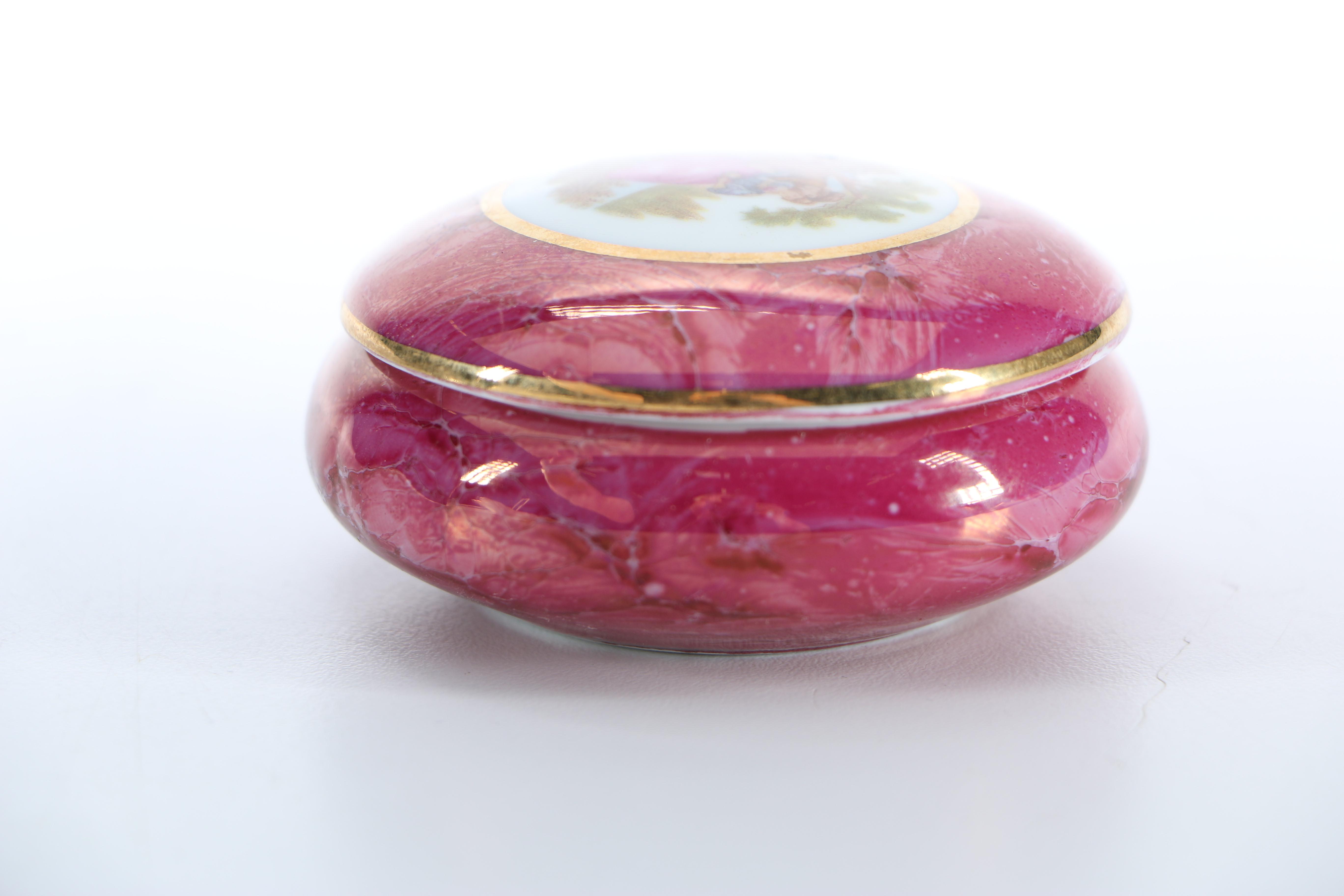 Limoges Divided Dish and Lidded Box