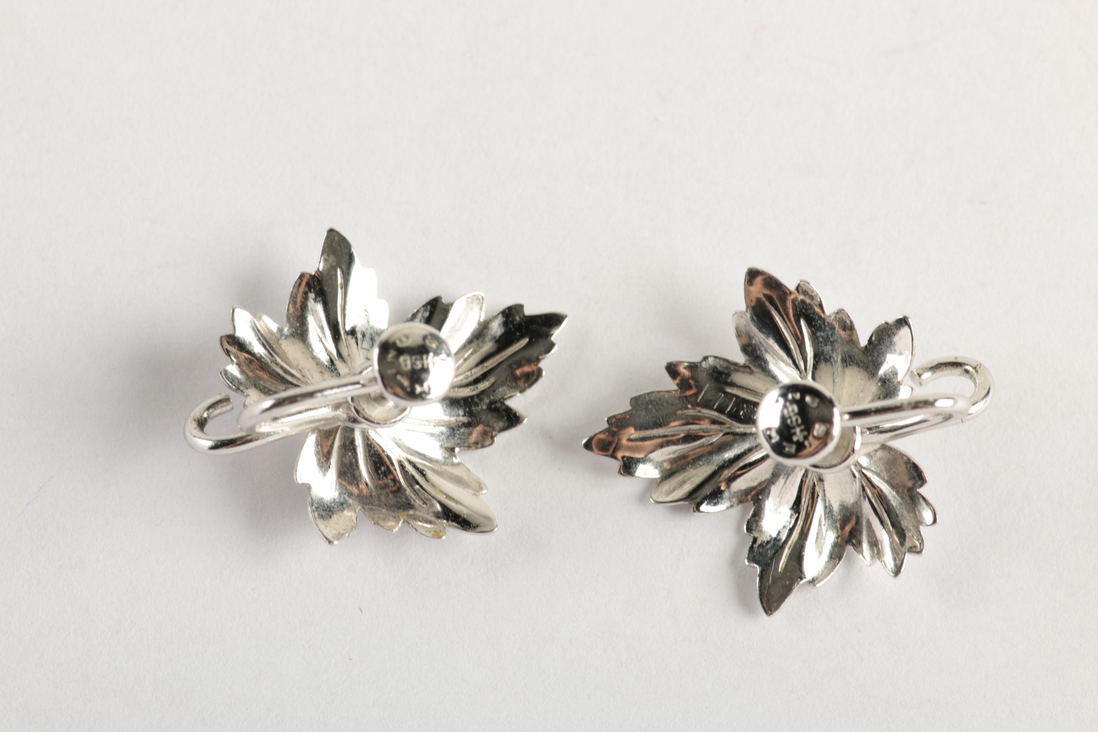 Vintage H. S. Bick Sterling Silver Pins and Earrings