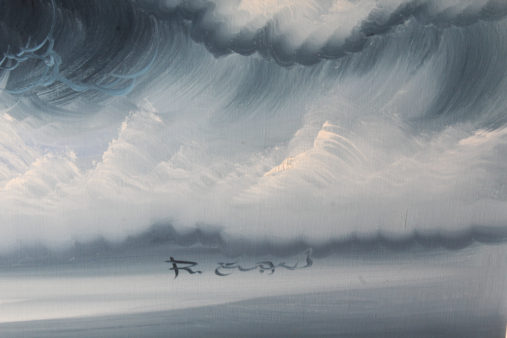 Ocean Art Including Editioned Laura Lou Sawyer Offset Lithograph