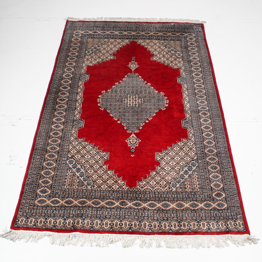 Hand-Knotted Persian Area Rug