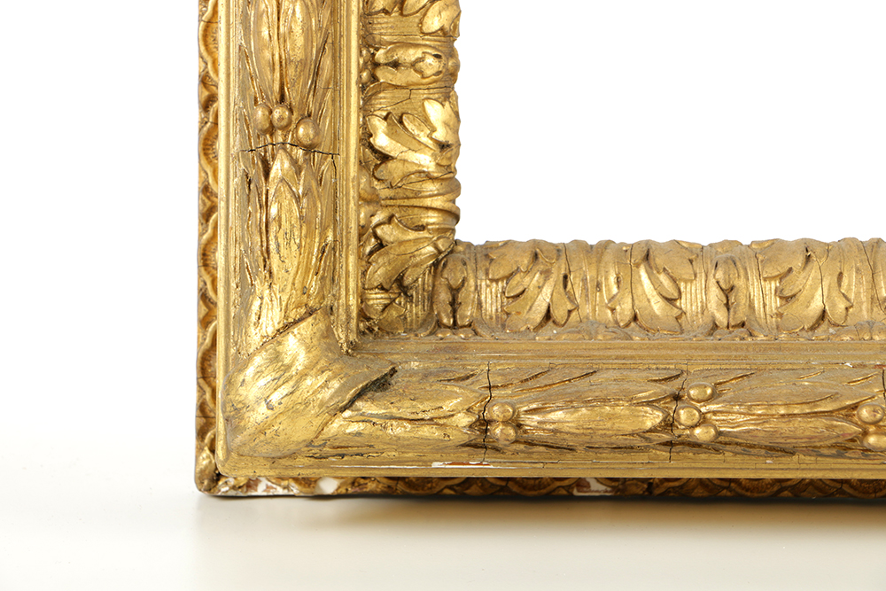 19th Century French Barbizon Style Gilt and Gesso Frame