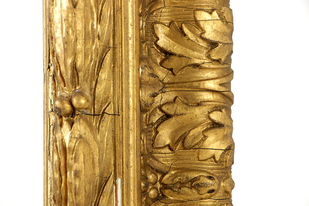 19th Century French Barbizon Style Gilt and Gesso Frame