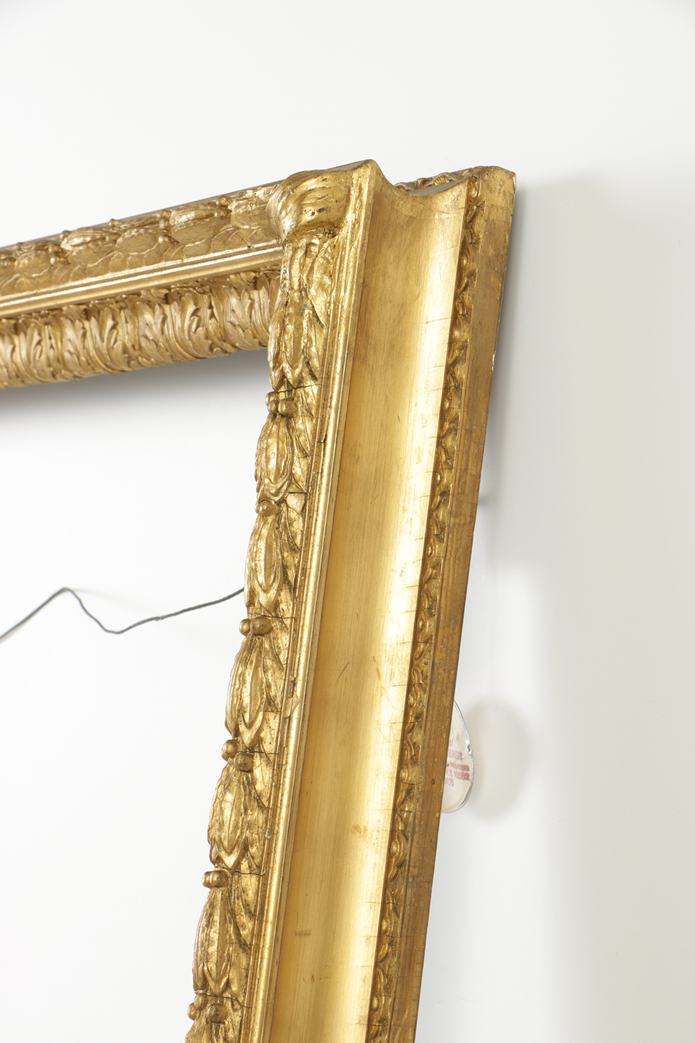 19th Century French Barbizon Style Gilt and Gesso Frame