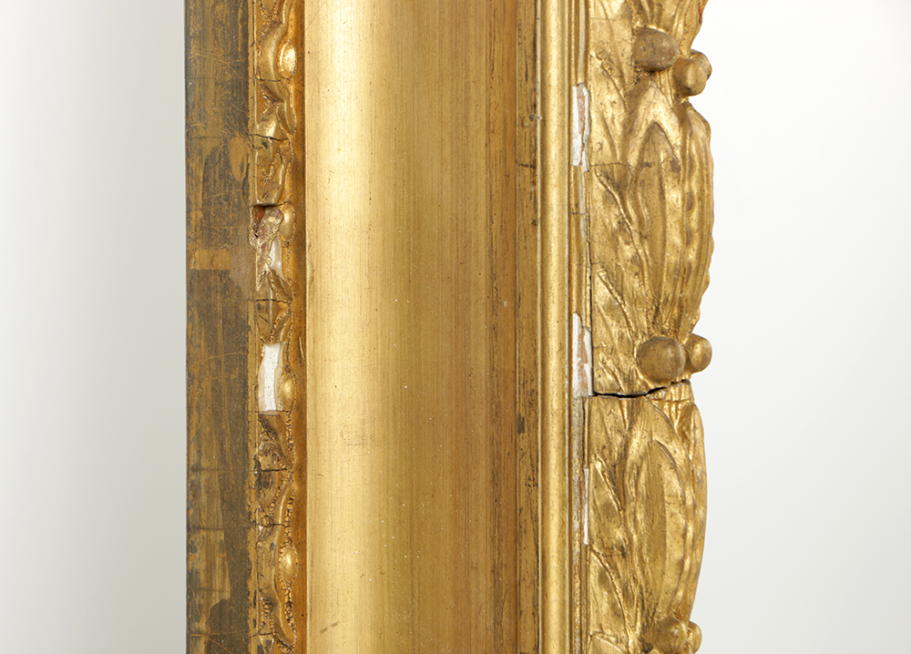 19th Century French Barbizon Style Gilt and Gesso Frame