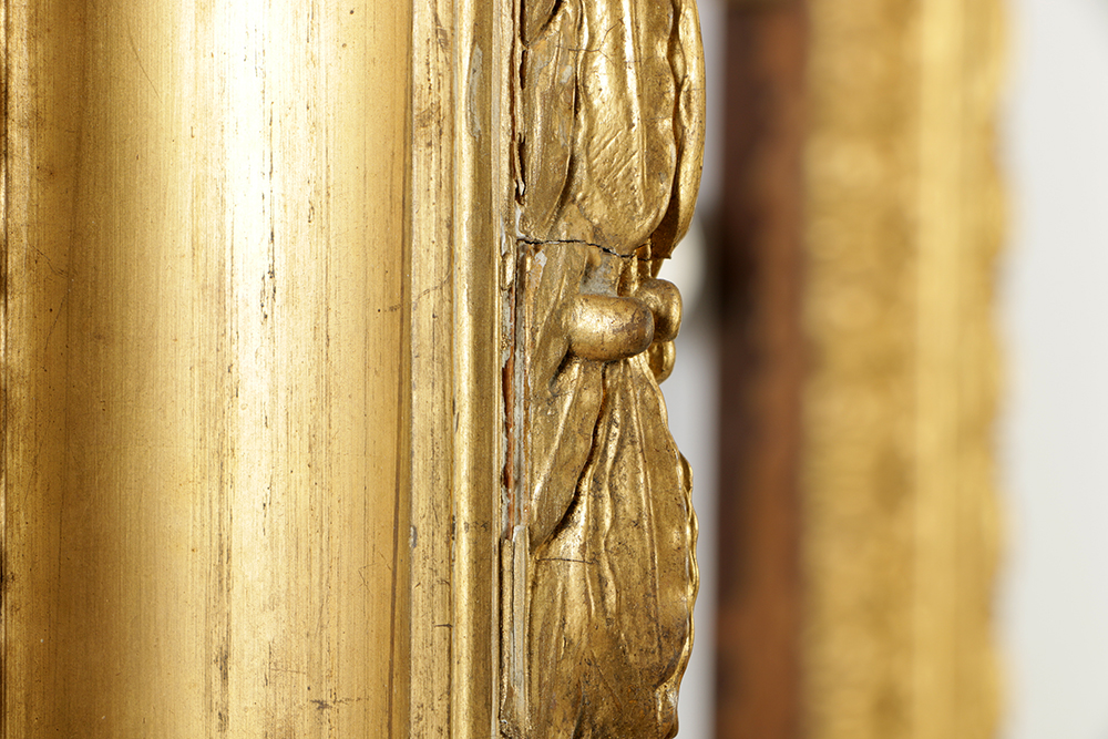 19th Century French Barbizon Style Gilt and Gesso Frame