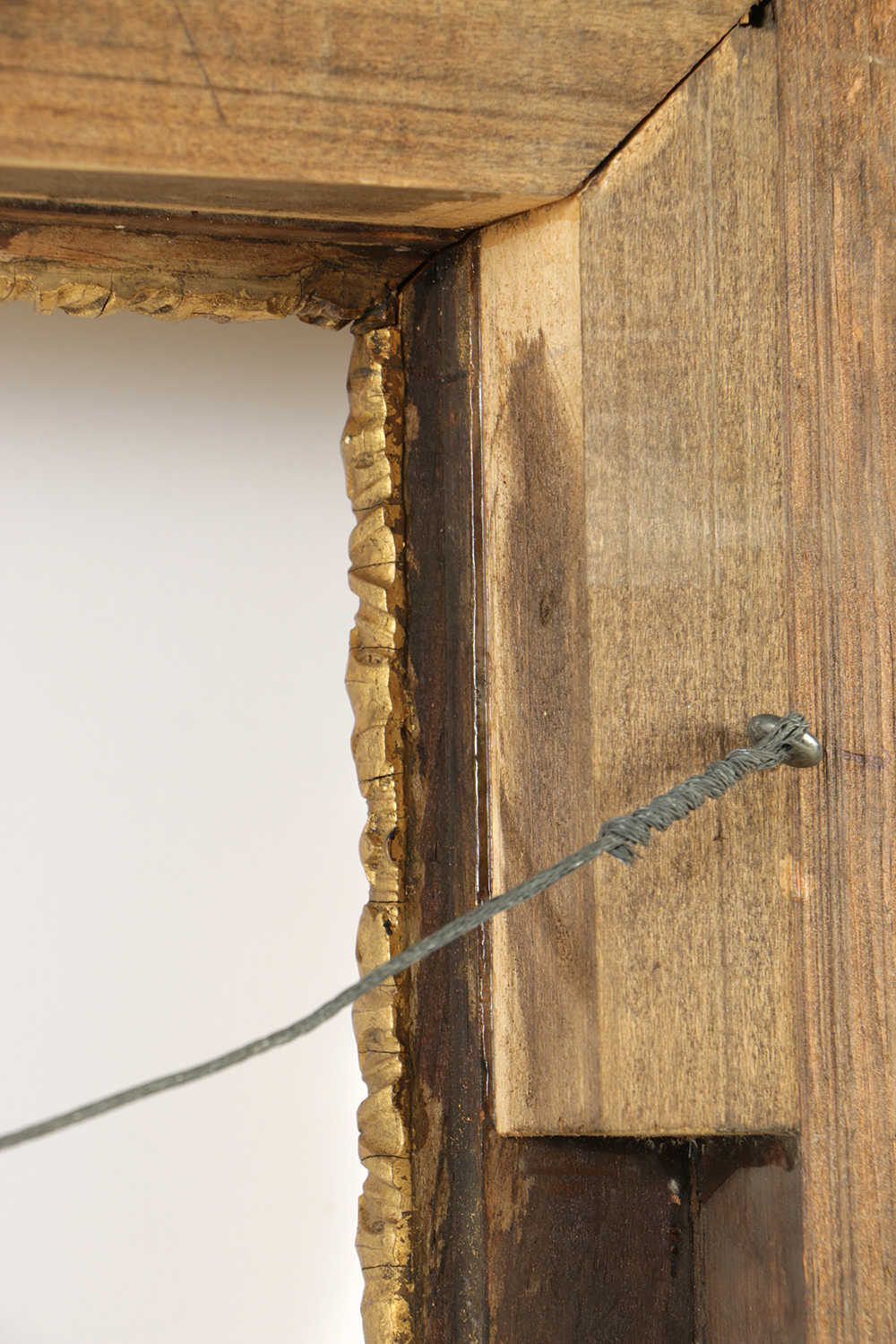 19th Century French Barbizon Style Gilt and Gesso Frame