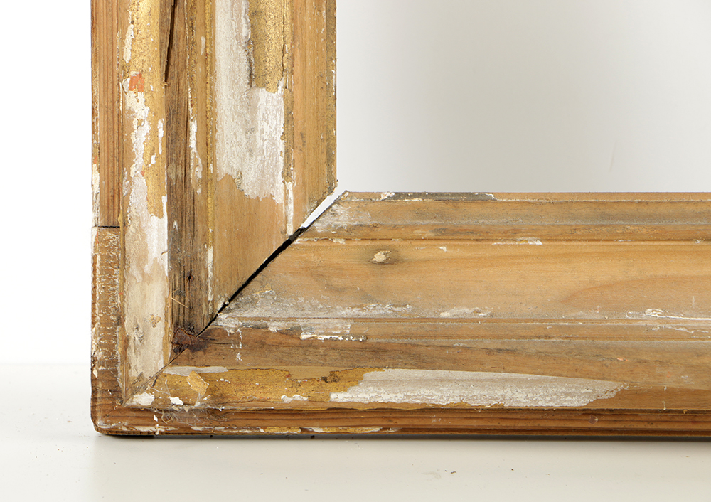 19th-Century Gilt and Gesso Wood Frame