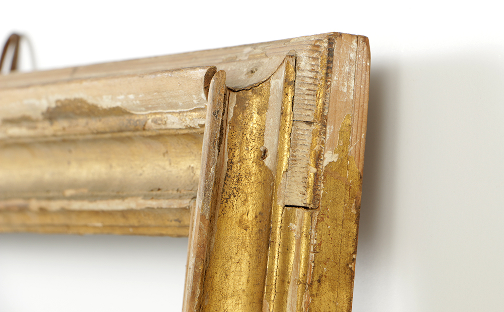 19th-Century Gilt and Gesso Wood Frame