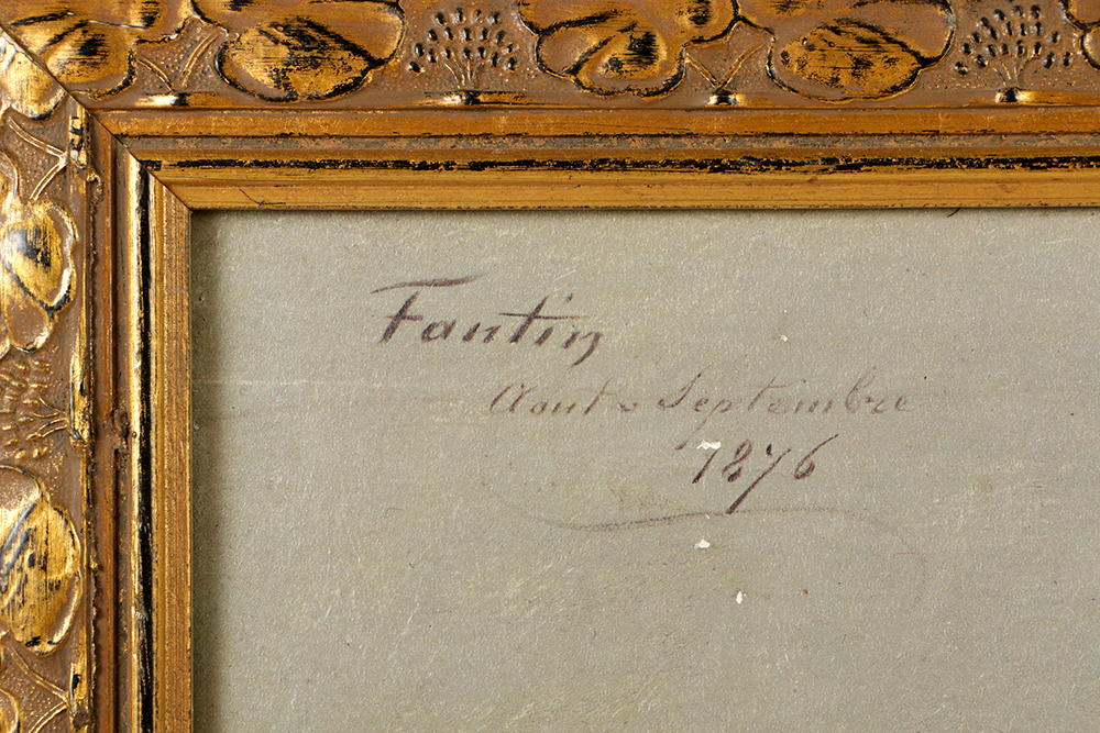 Aesthetic Movement Style Gesso and Gilt Frame