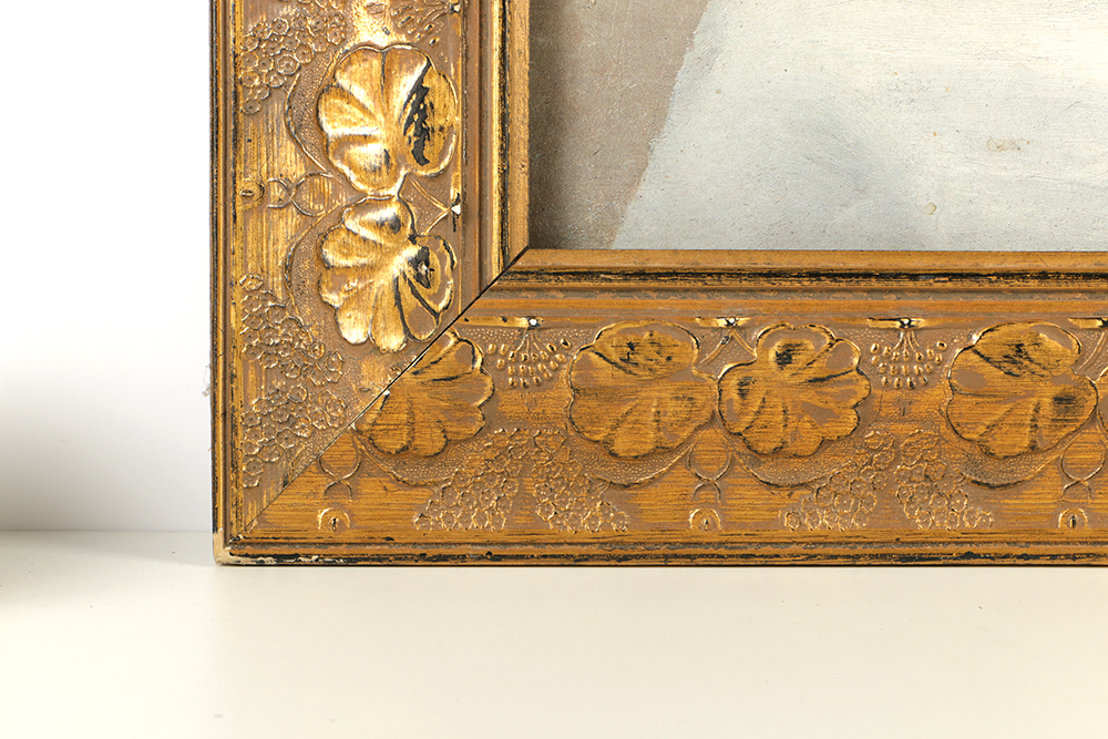 Aesthetic Movement Style Gesso and Gilt Frame