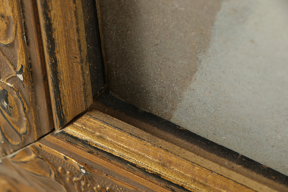 Aesthetic Movement Style Gesso and Gilt Frame