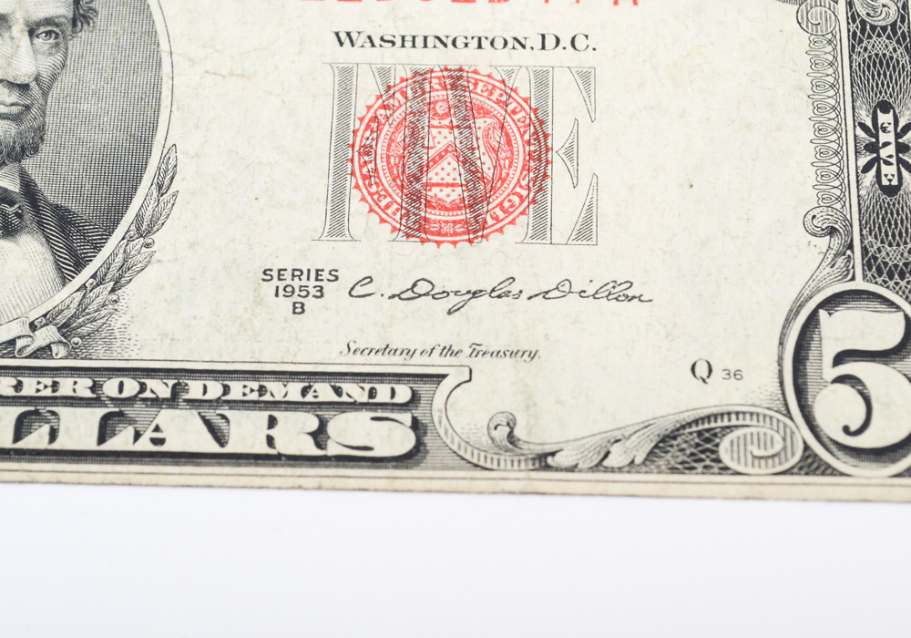 Group of US Currency, Including $1 Silver Certificate Star Notes