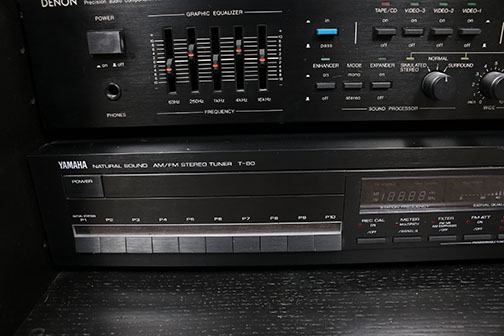 Yamaha, Sony Stereo Components and Cabinet