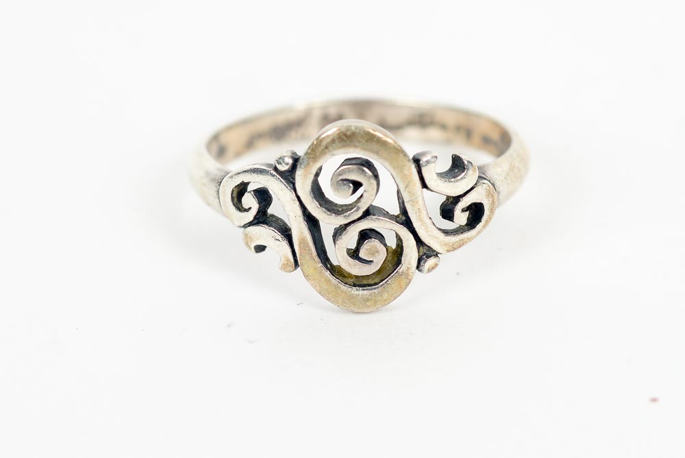 Pair of James Avery Sterling Rings