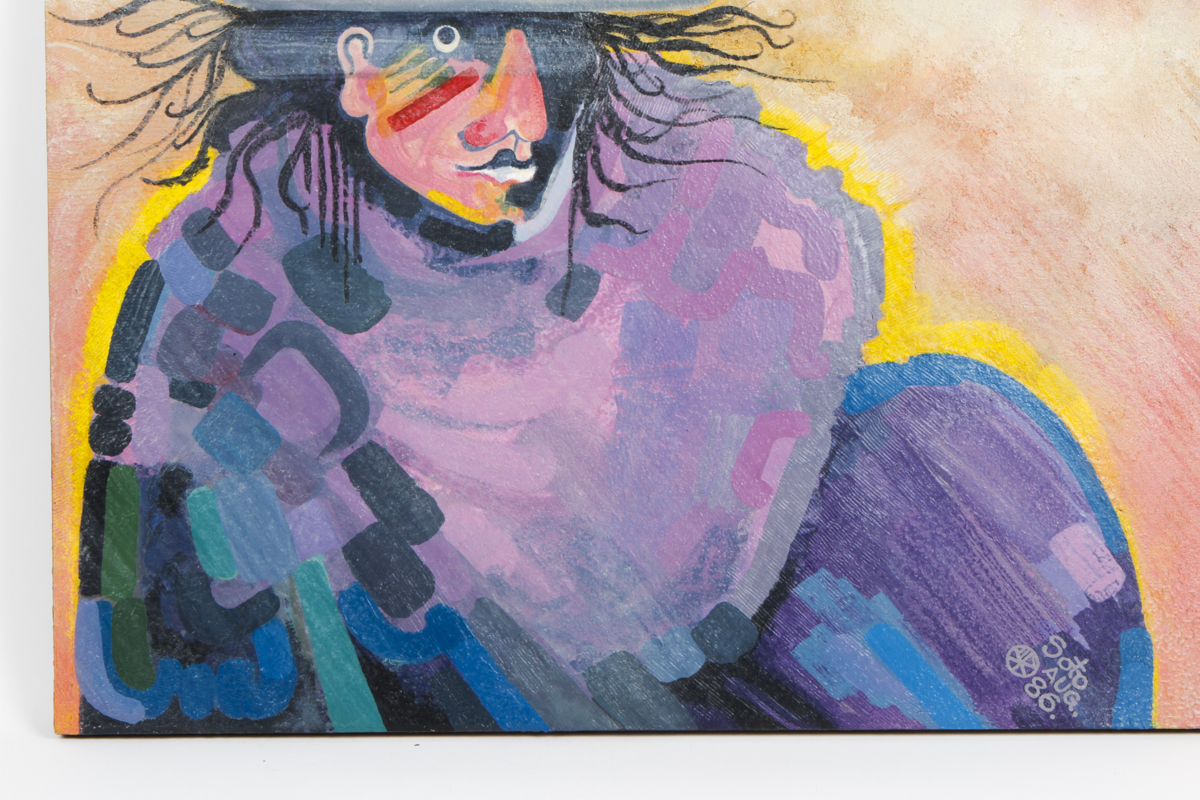 Soto Acrylic On Canvas