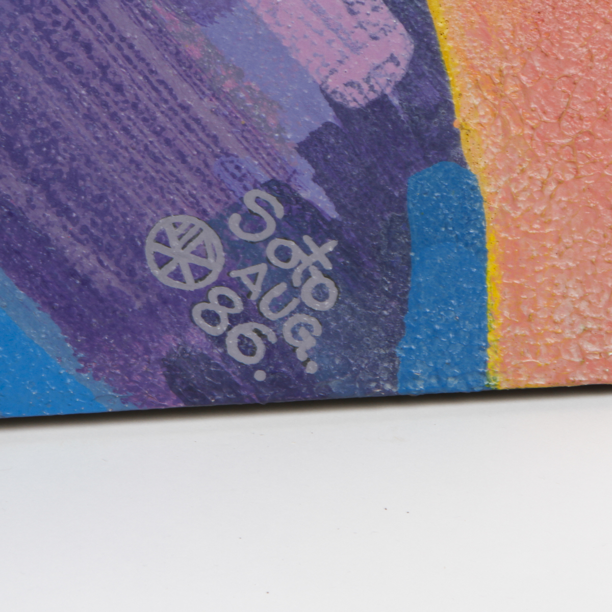 Soto Acrylic On Canvas